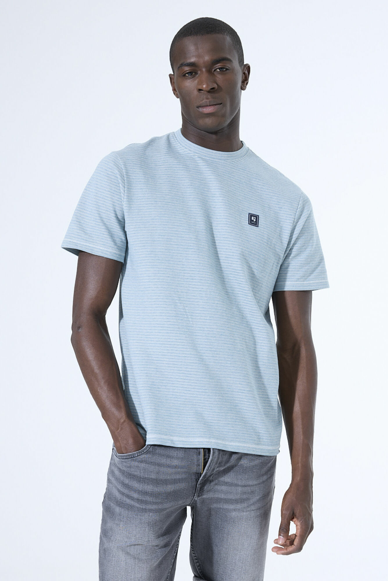 Men T-shirt Blue