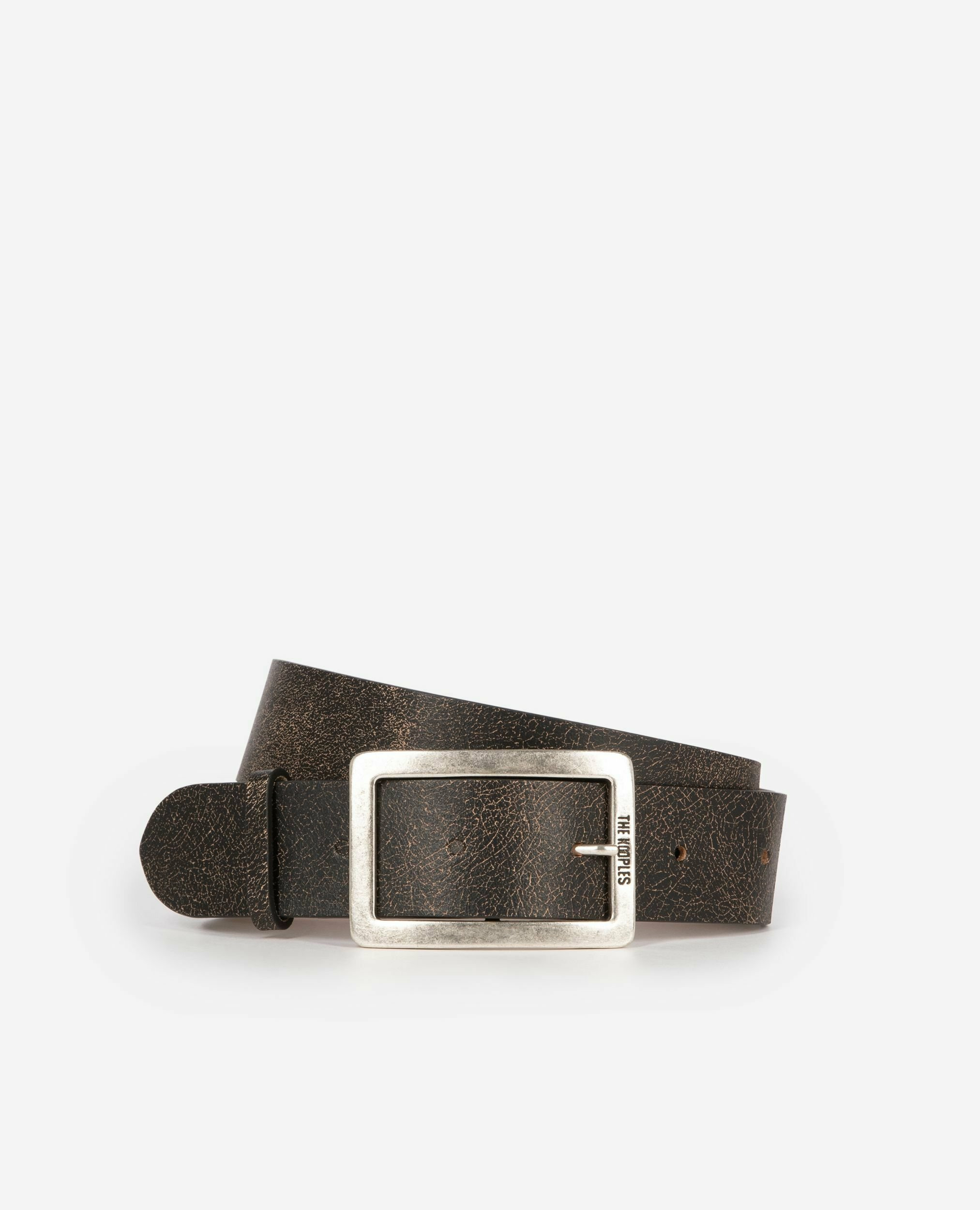 Ceinture En Cuir Effet Vieilli