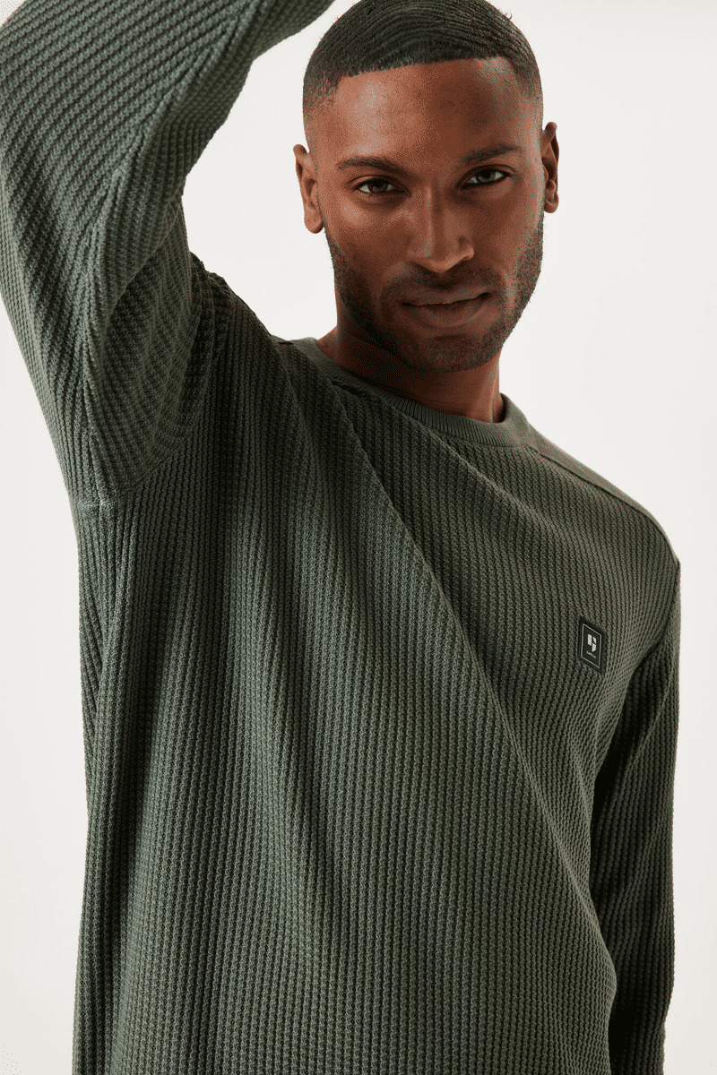 Men Sweater Green