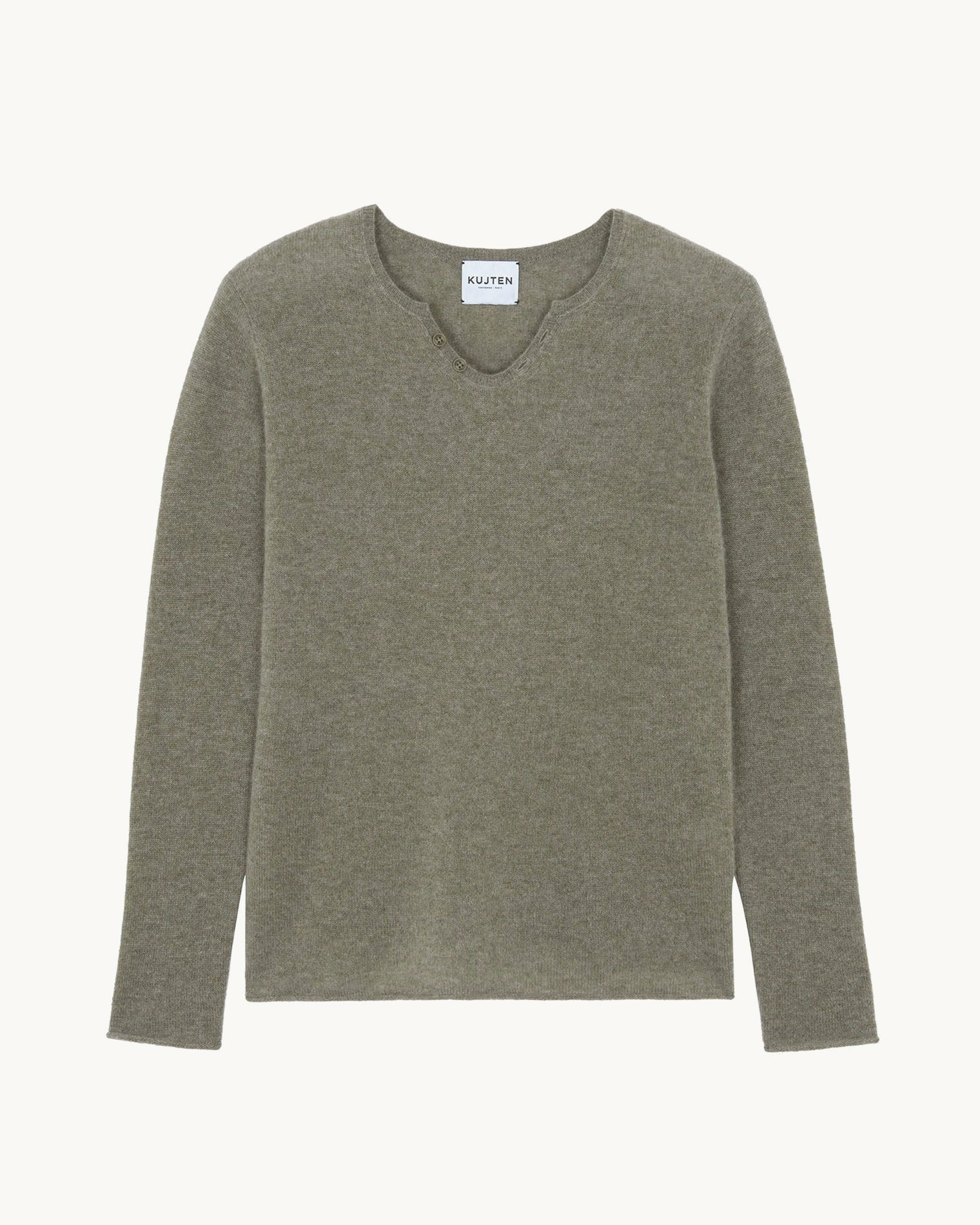 Pull Anton kaki chiné