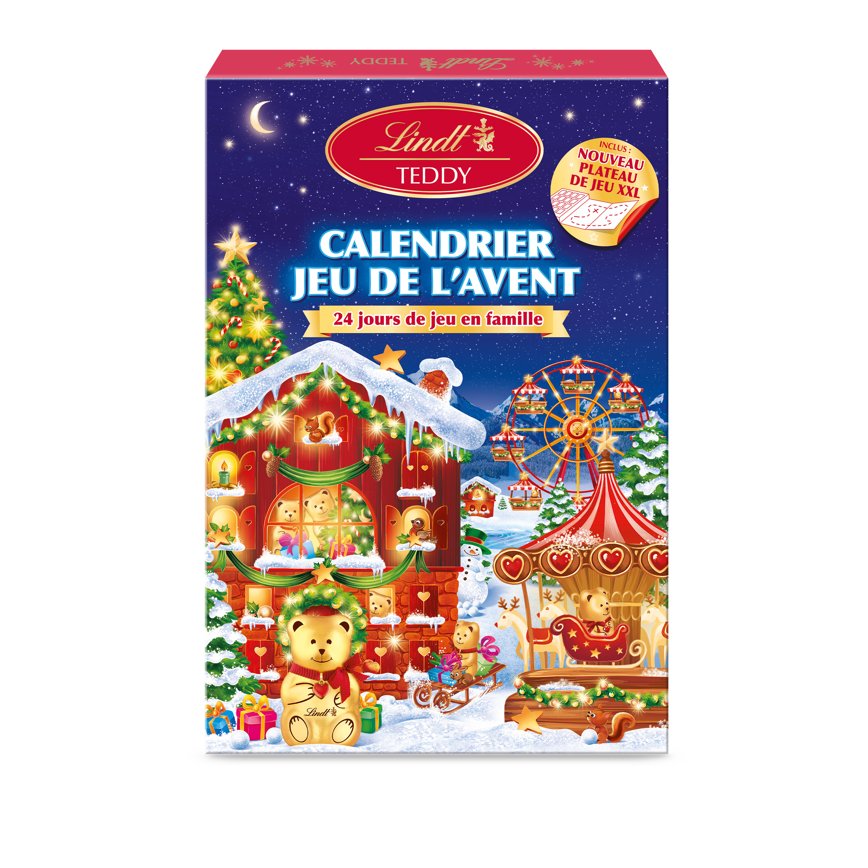 CALENDRIER DE L'AVENT TEDDY JEU 191G