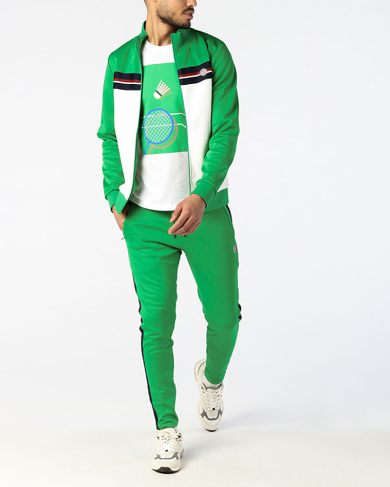 Veste de survêtement zippée verte PLAY