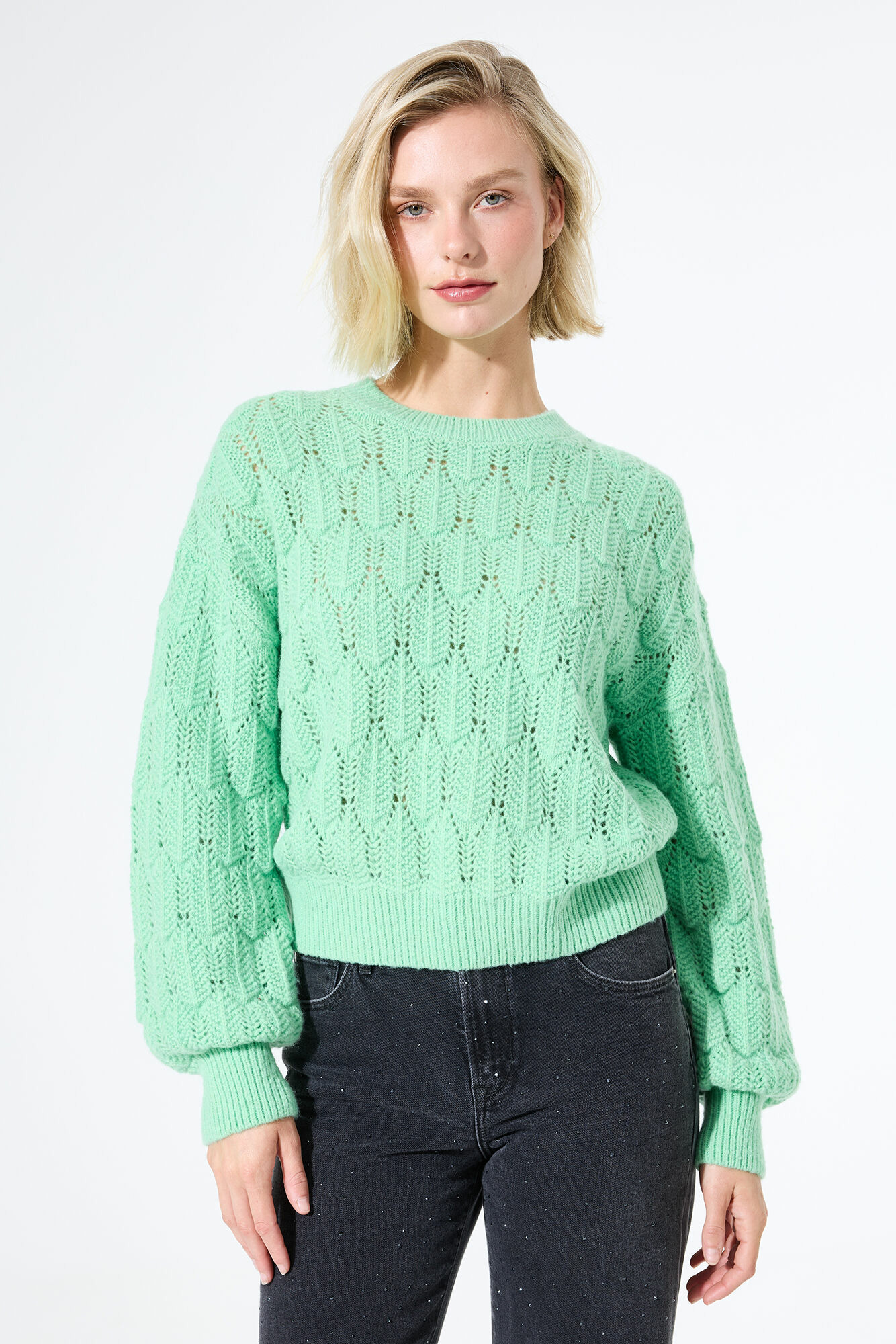 Women Sweater Green