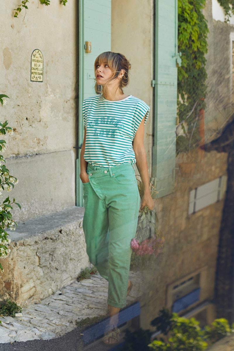 Jeans loose, large cosy, 7/8ème