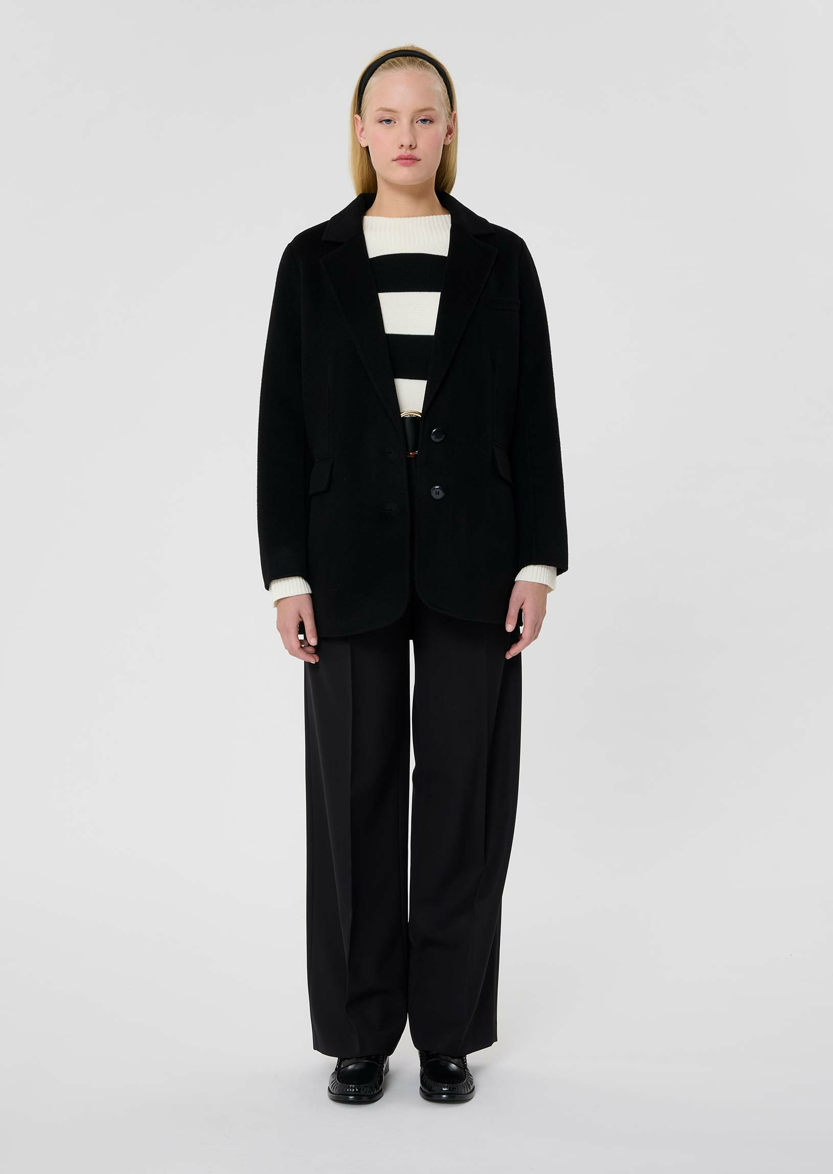 Veste Virgo-Noir en Laine