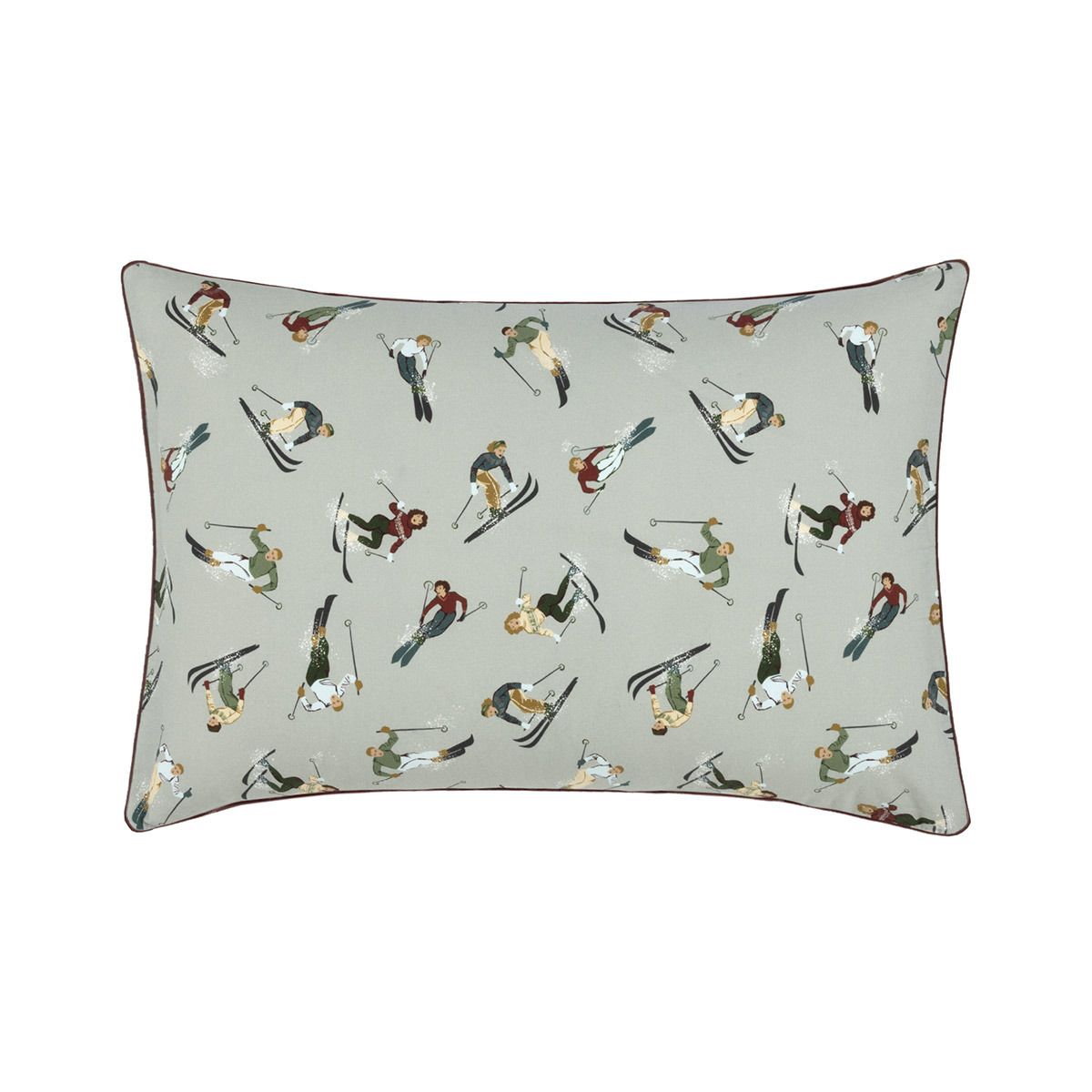 Olivier Desforges - Taie d'oreiller en satin de coton lavé, Hors Piste