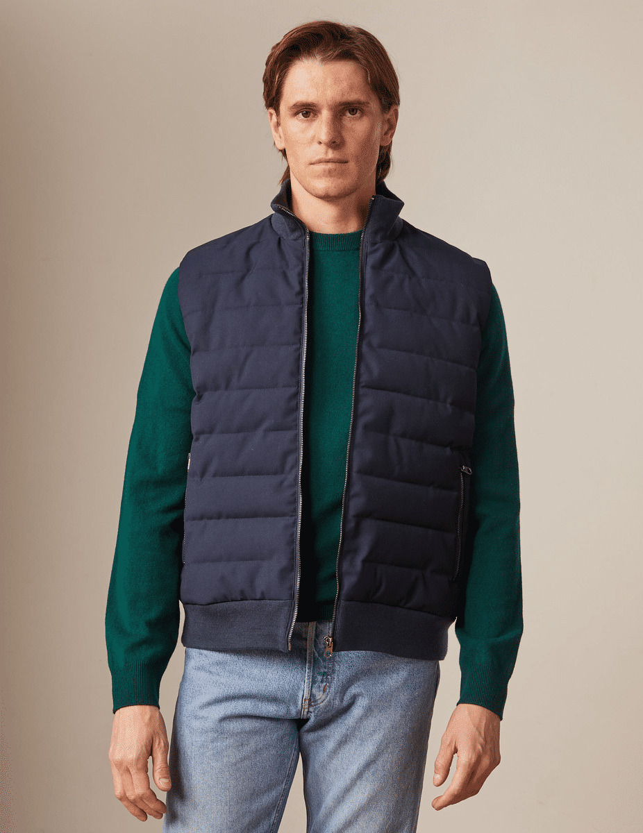 Doudoune gaetan marine