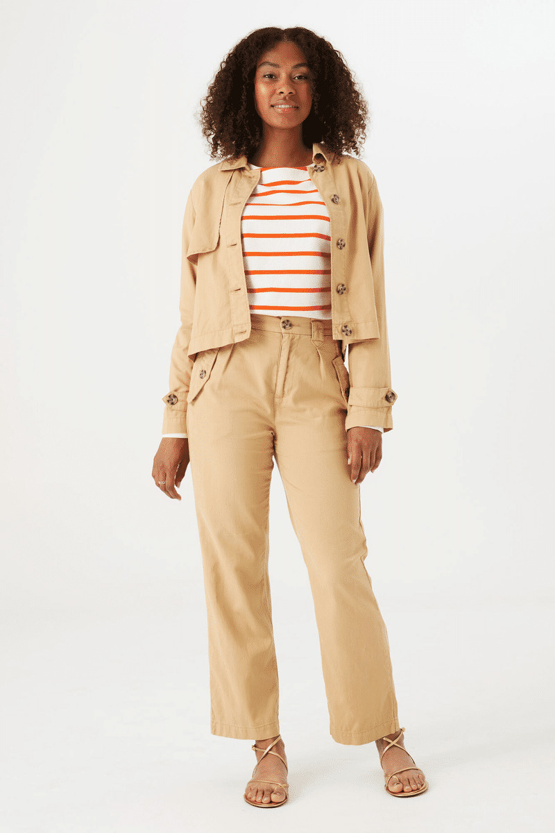 Women Pants Brown