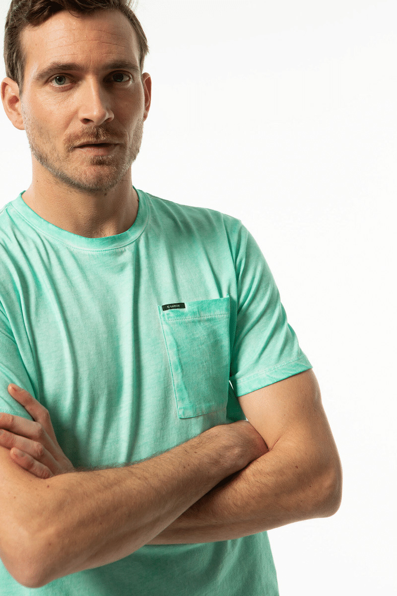 Men T-shirt Green