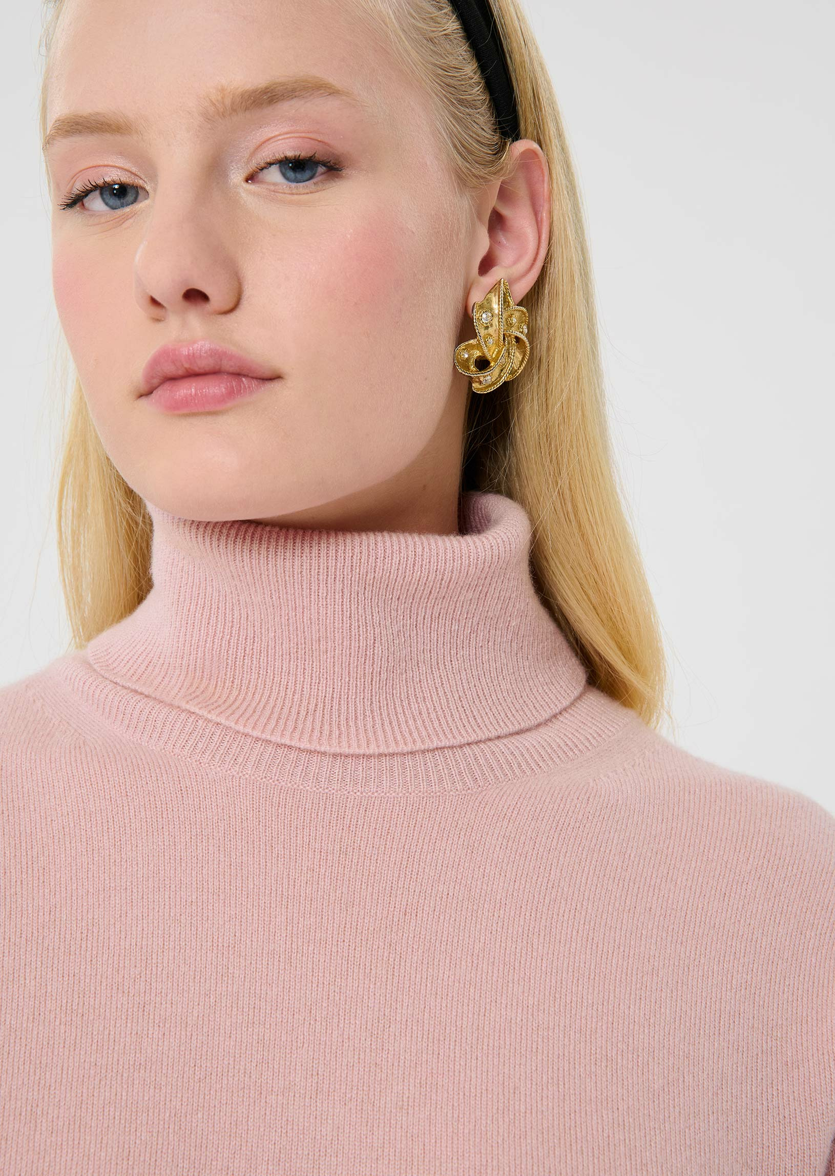 Pull Palia-Vieux Rose en Cachemire