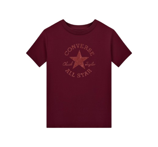 Chuck Patch Glitter Tee White