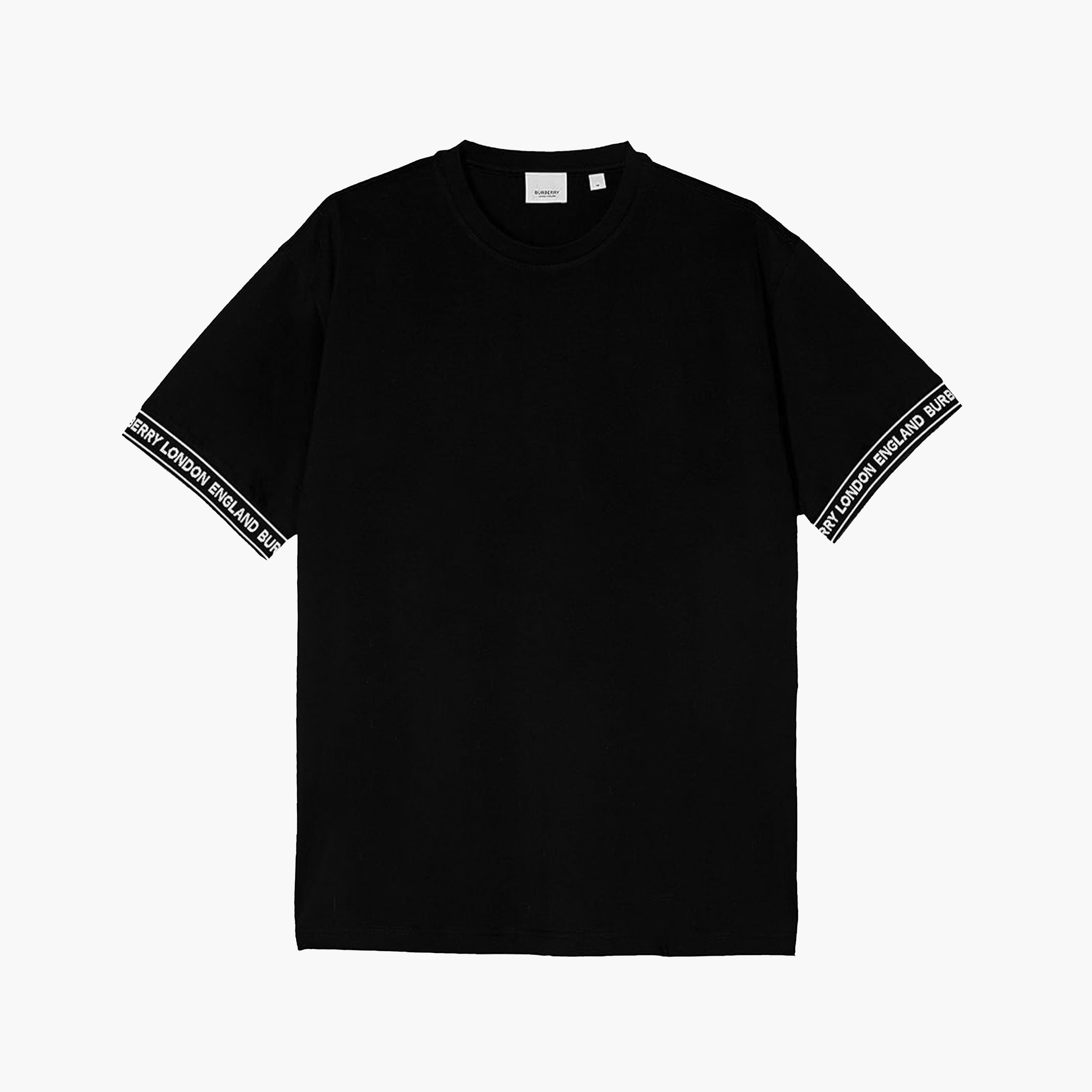 Burberry T-shirt Teslow Taped Sleeve Noir