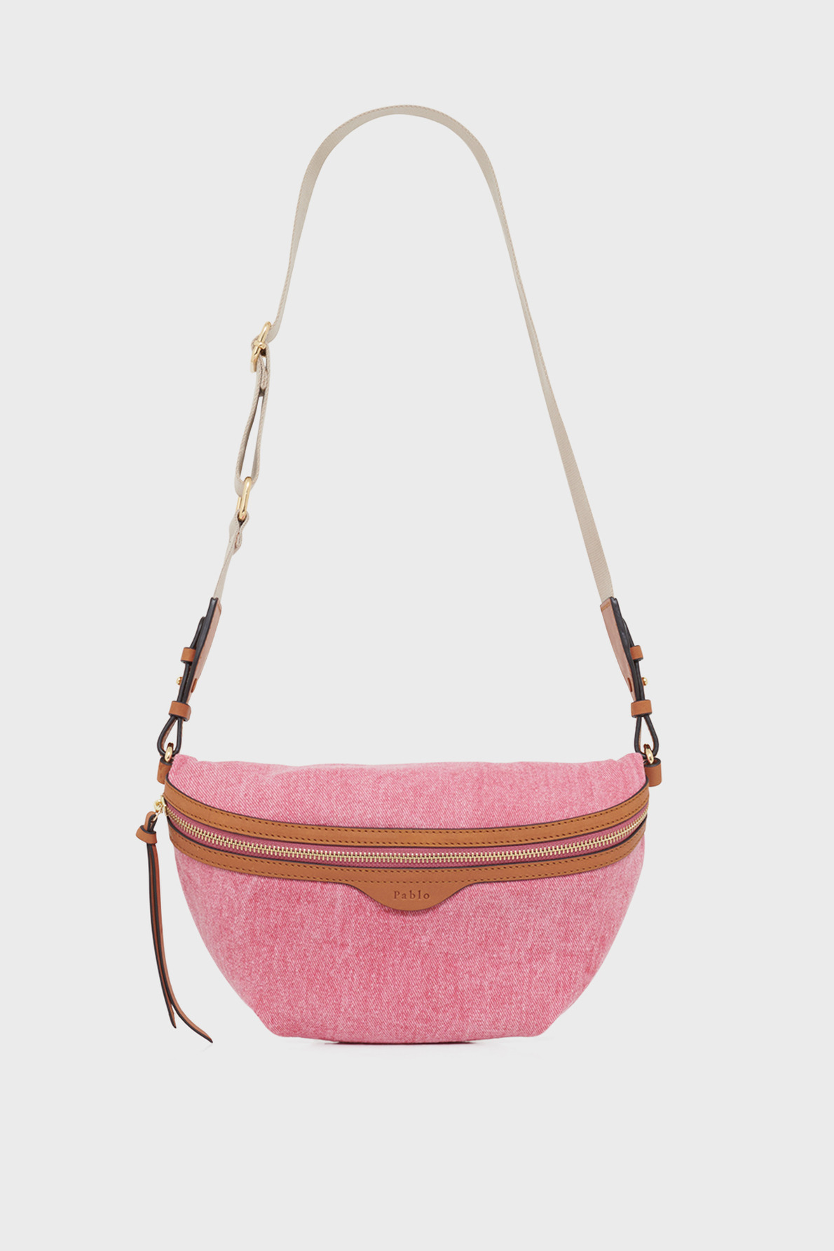 Sac Abbie Sac Banane En Toile Et Cuir Abbie
