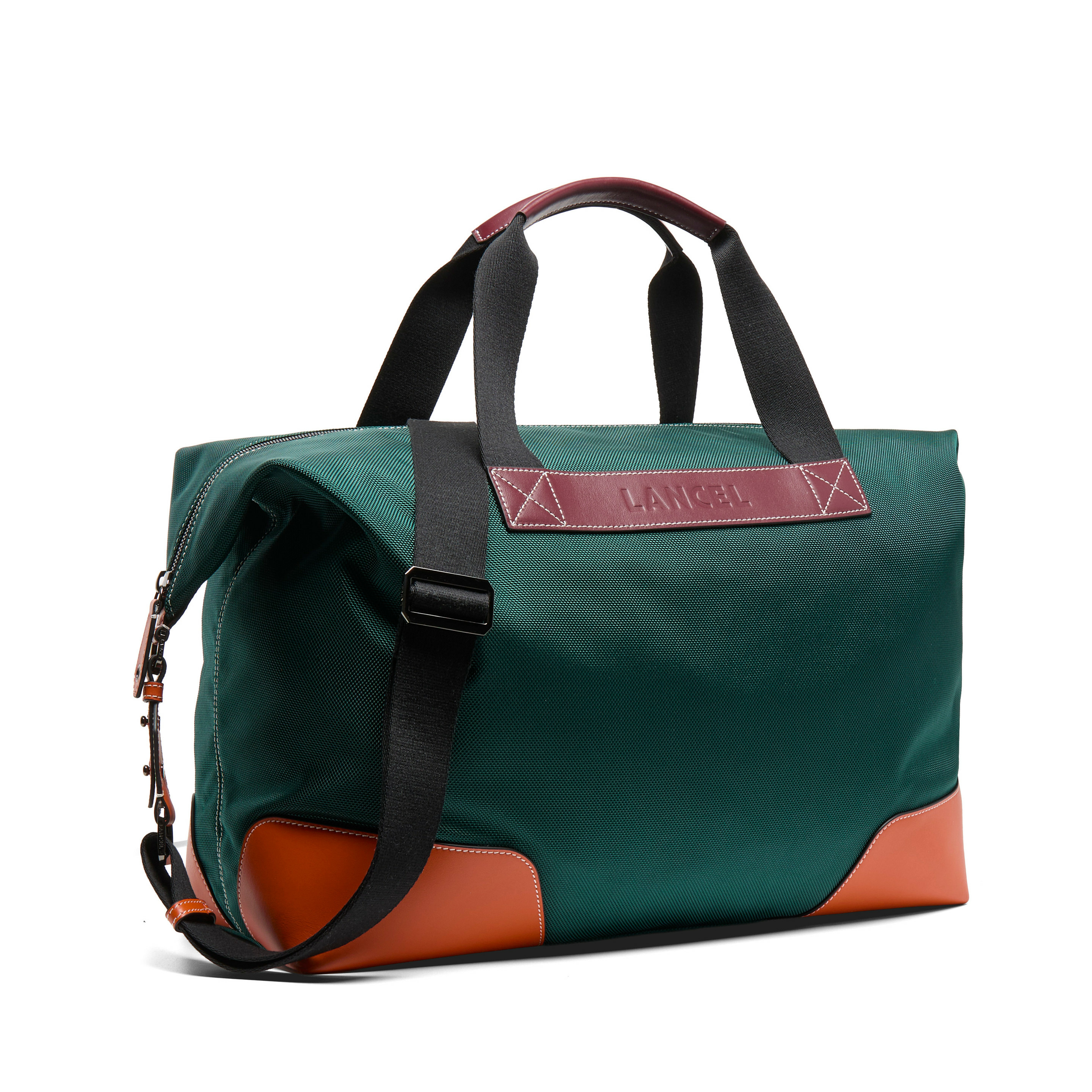 Escapade de Lancel - Sac Weekend Zippe 45 - VERT AMAZONE