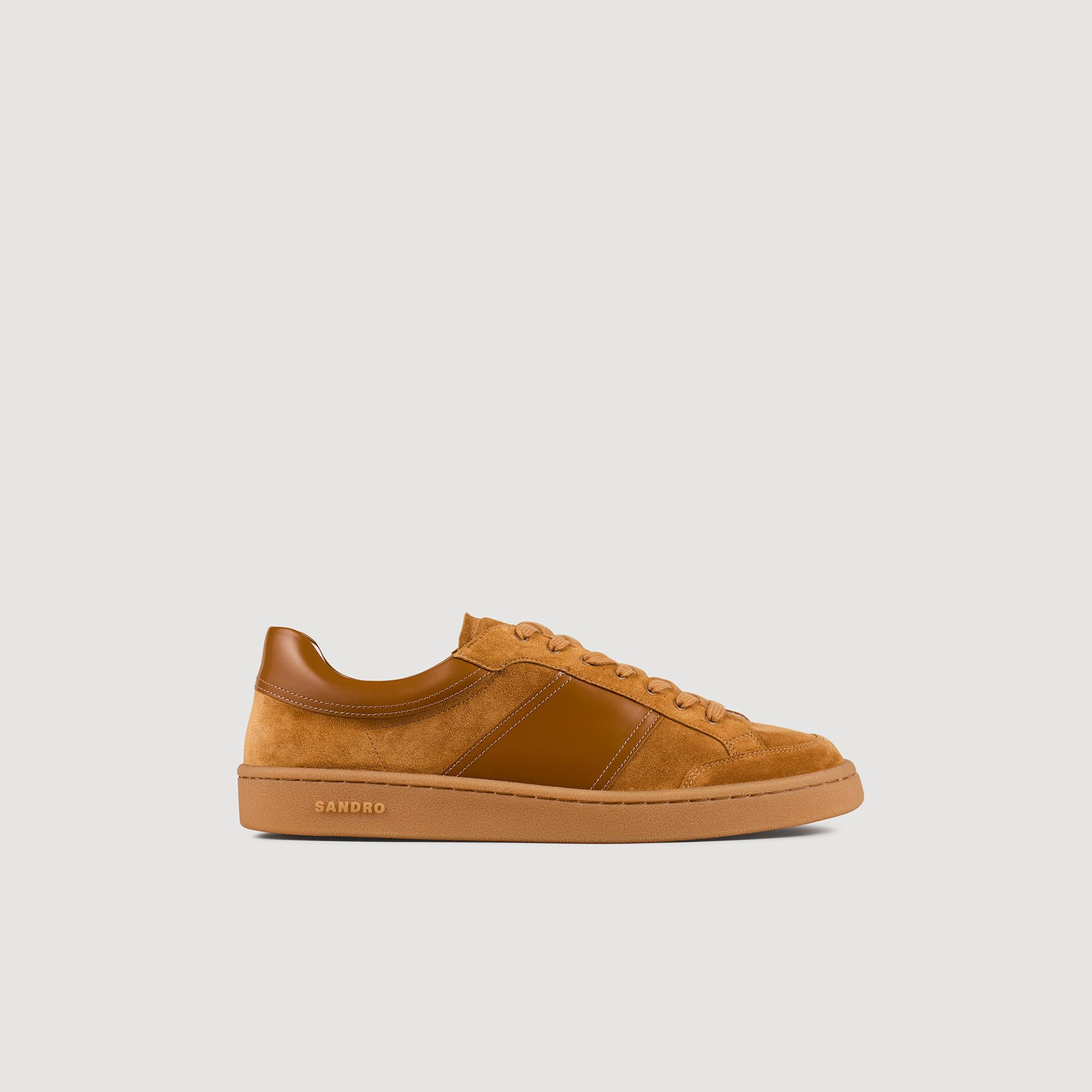 Sneakers en cuir suédé