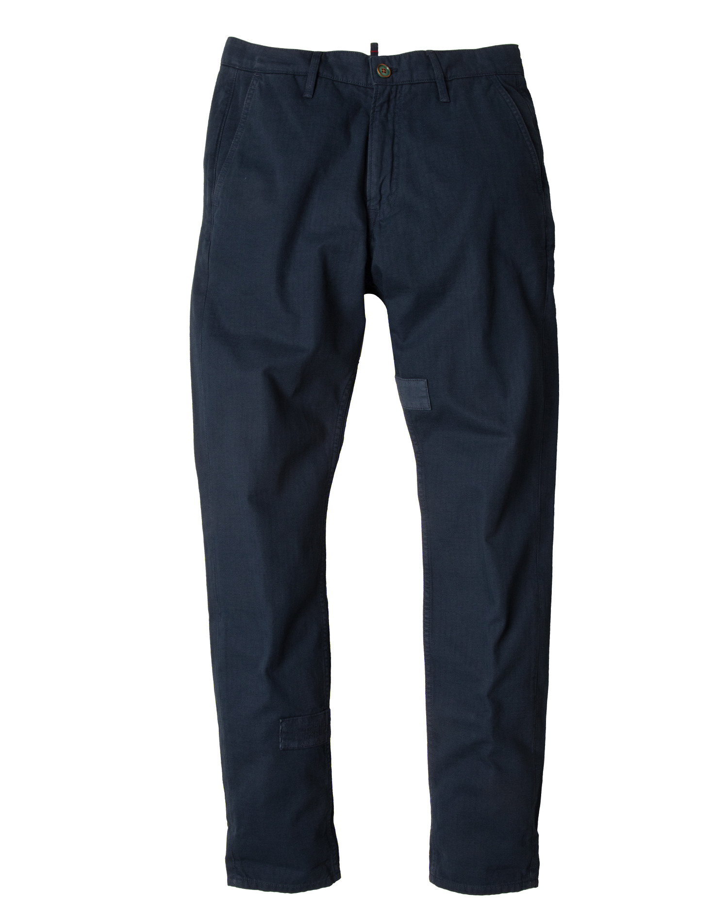 Chino 726 avec patchs bleu cobalt