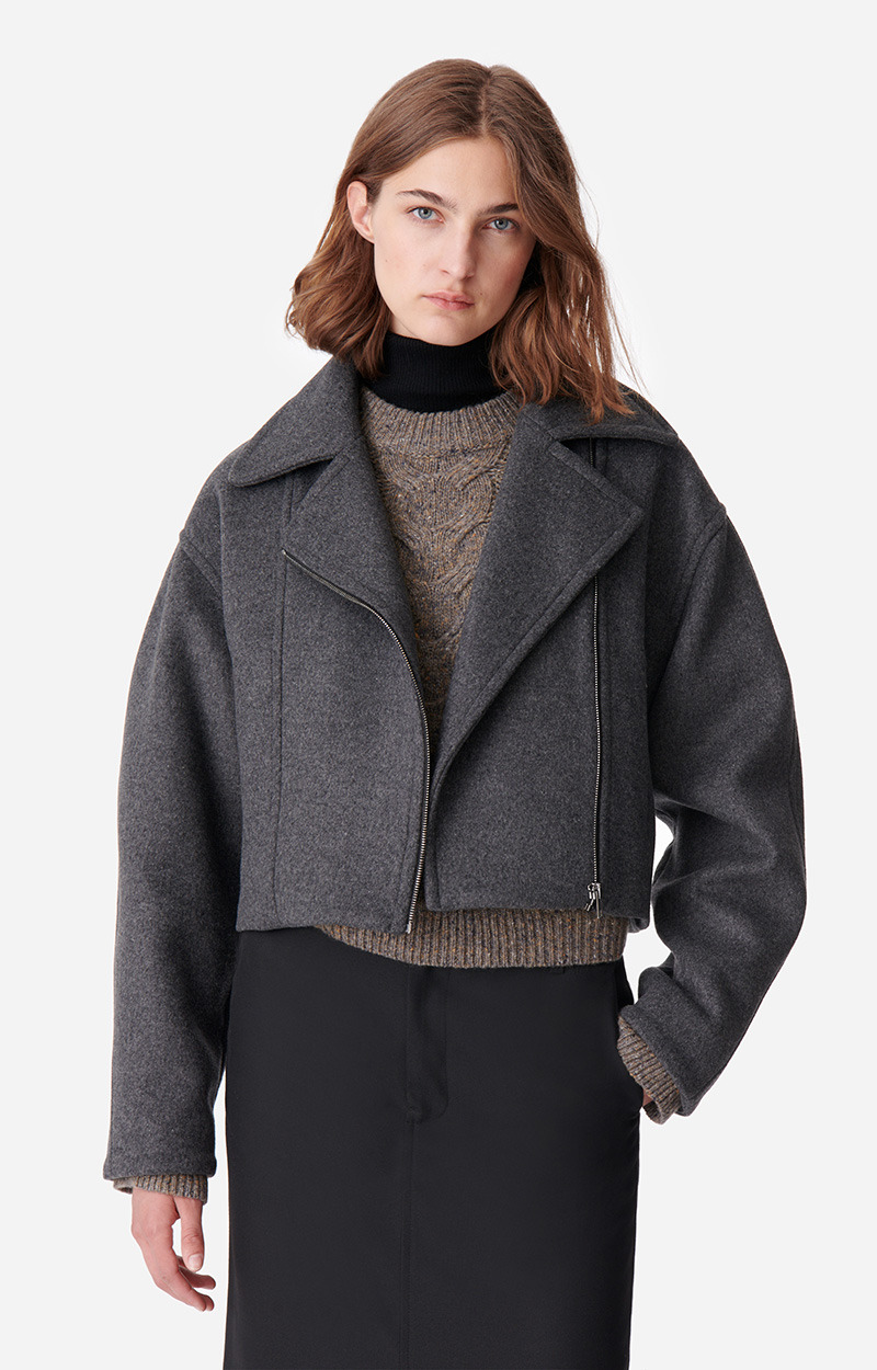 Manteau Bless En Laine Mélangée