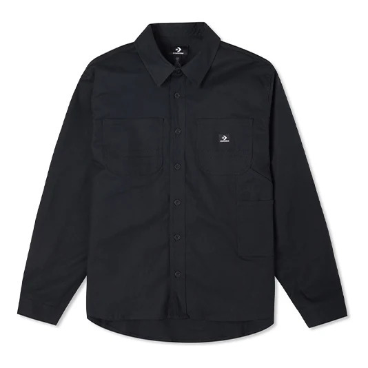 Woven Carpenter Button Down Indigo