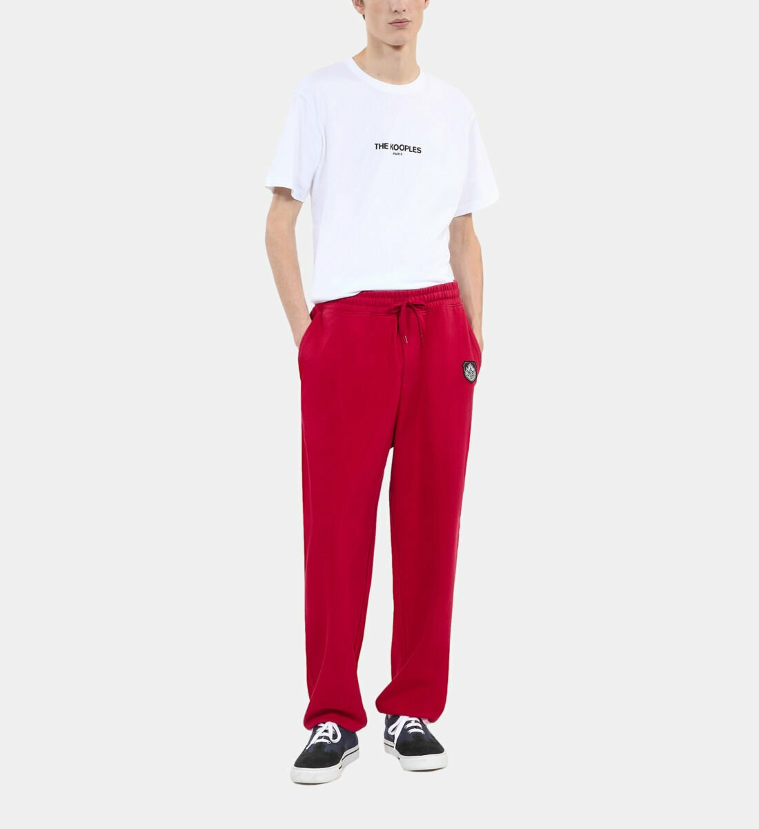 Bas De Jogging Blason Rouge Homme