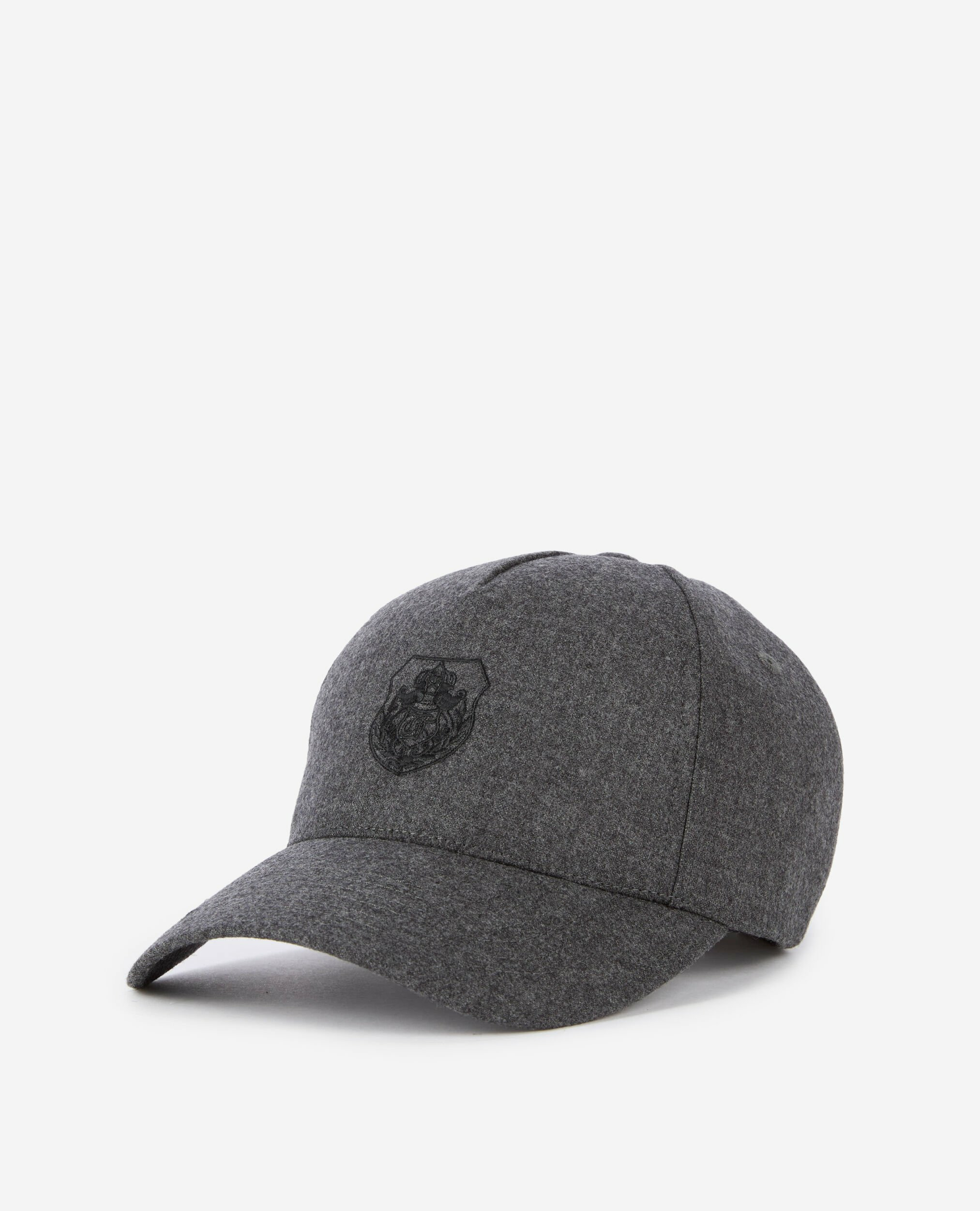 Casquette En Flanelle Grise