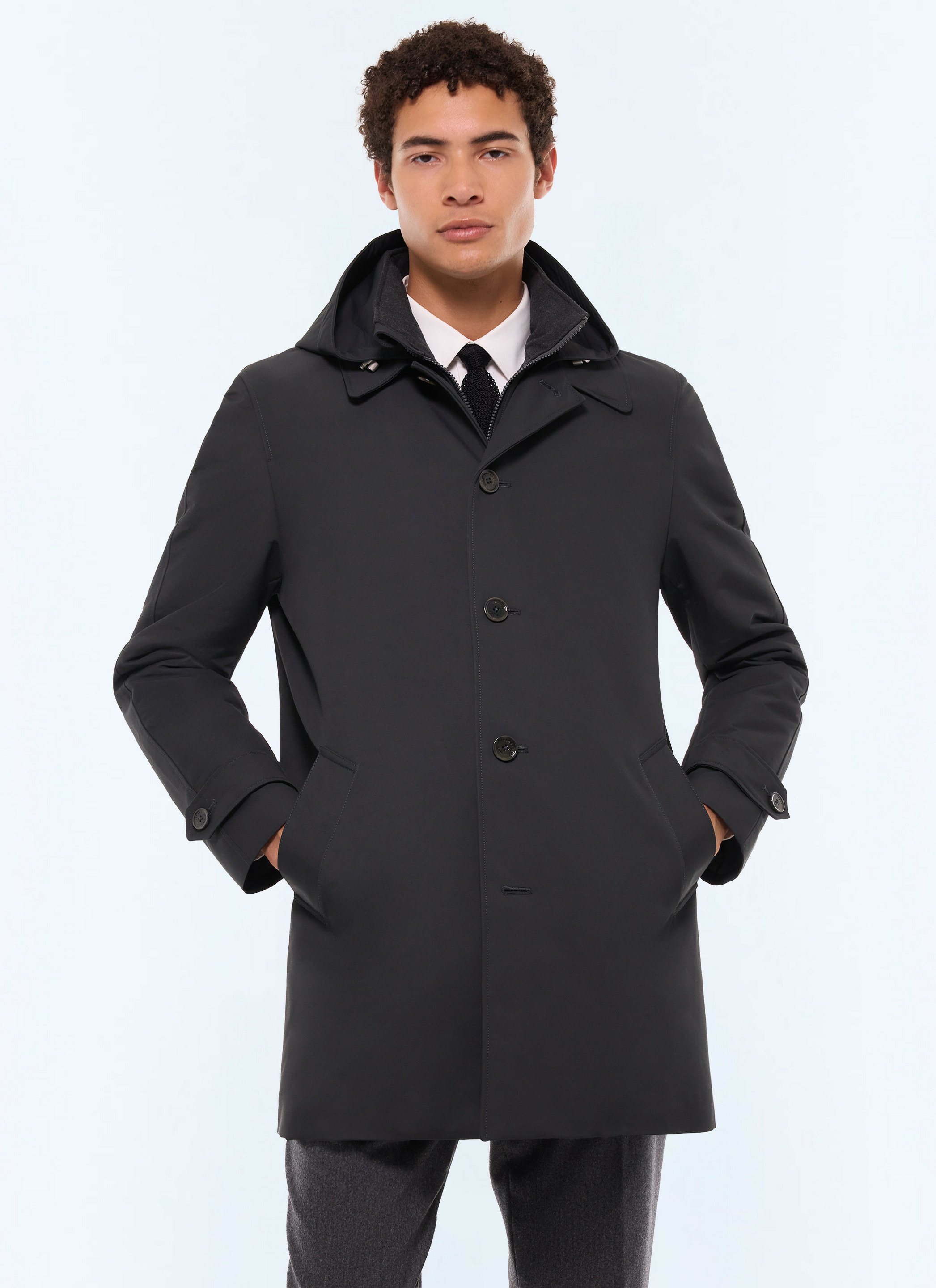 Parka en tissu technique déperlant