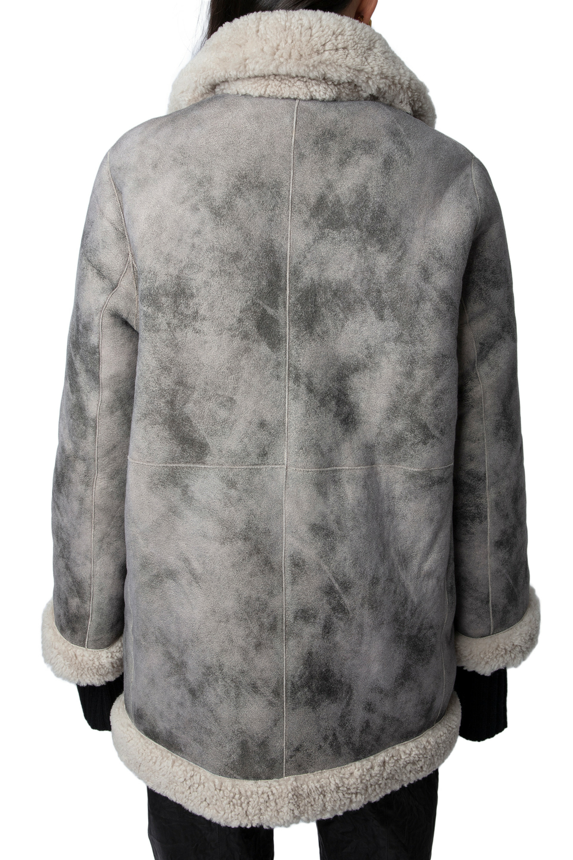 MAGDAS SHEARLING MANTEAU REVER