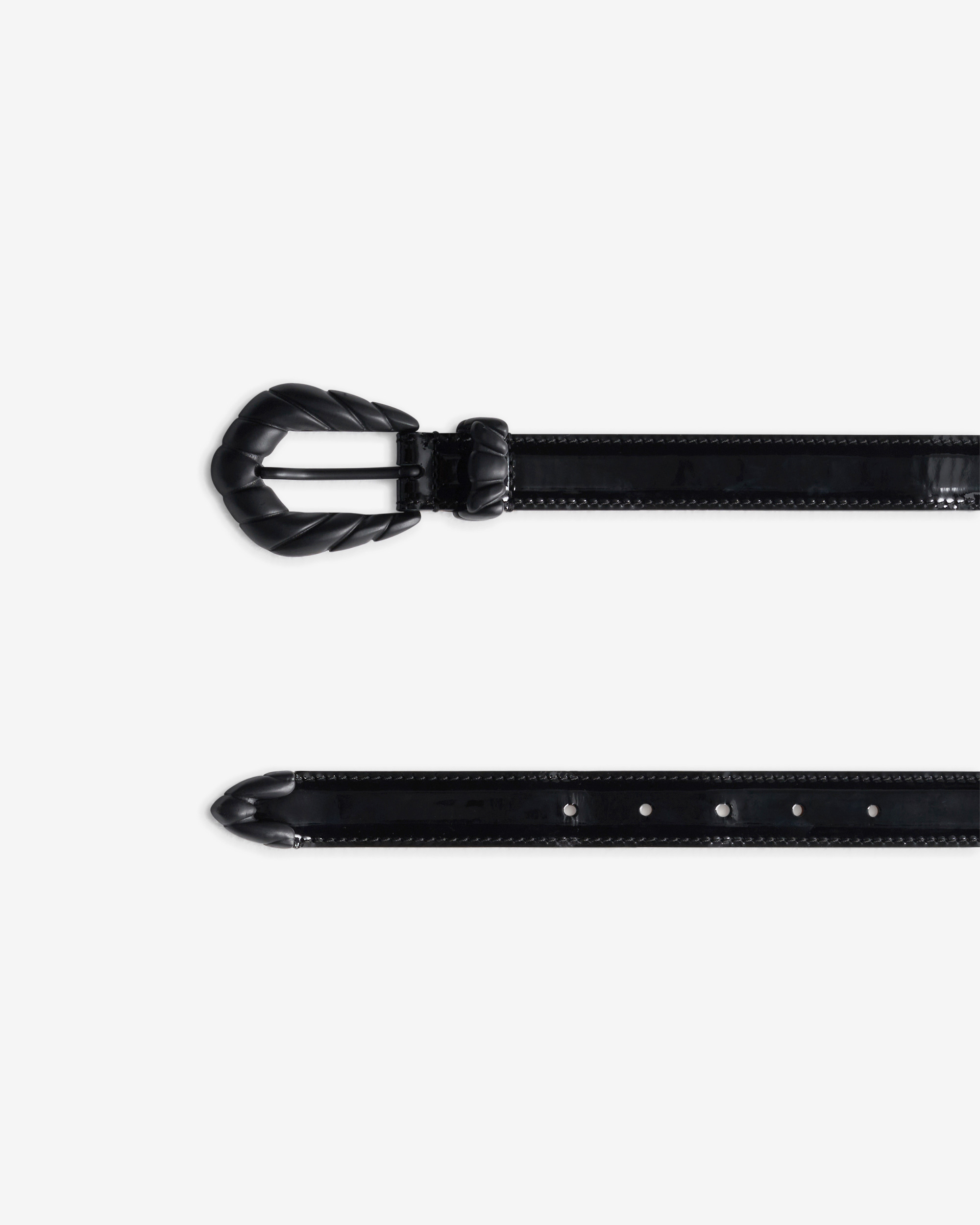 Ceinture En Cuir Embella Baby Patent