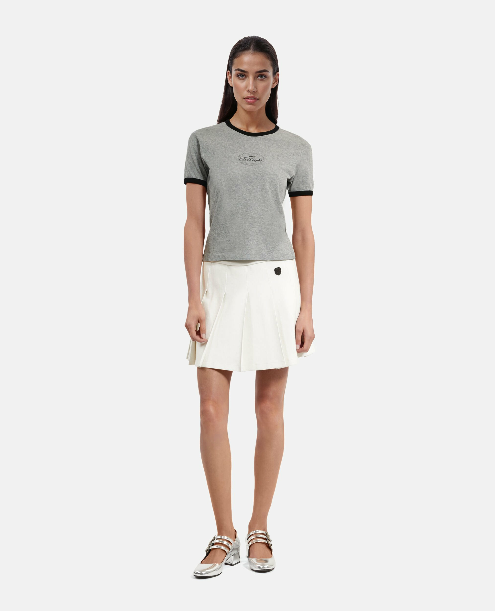 T-Shirt Manches Courtes Avec Print