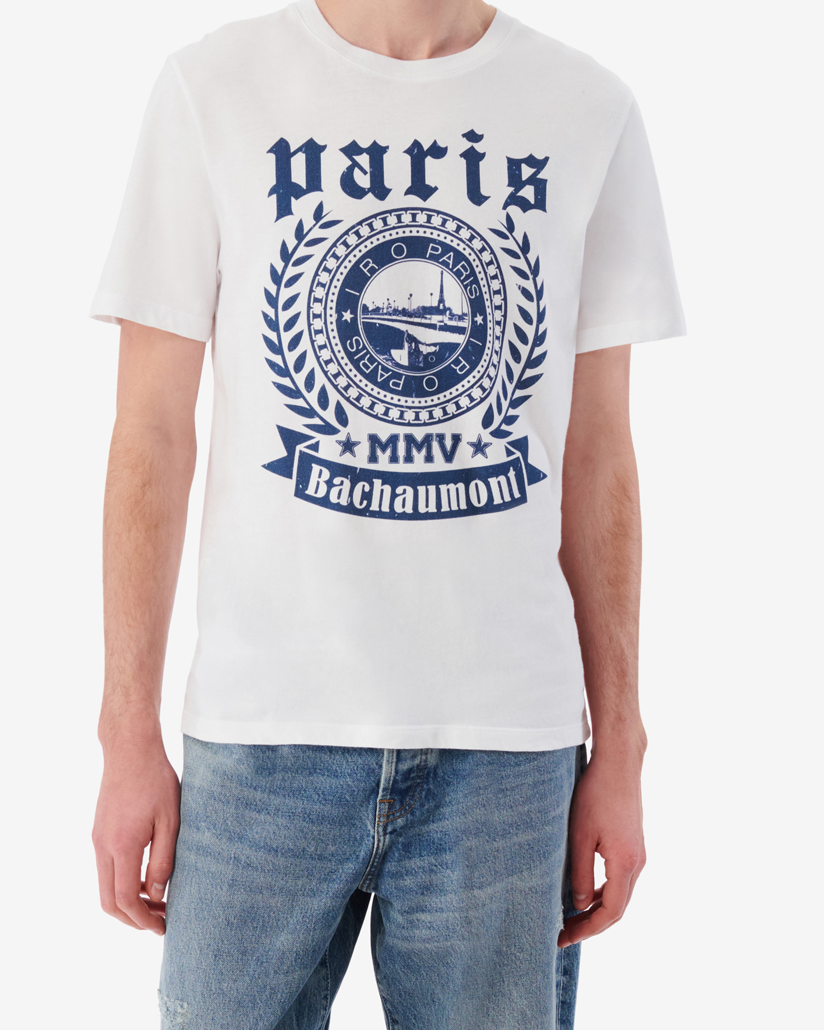 T-Shirt Imprimé Col Rond Rida