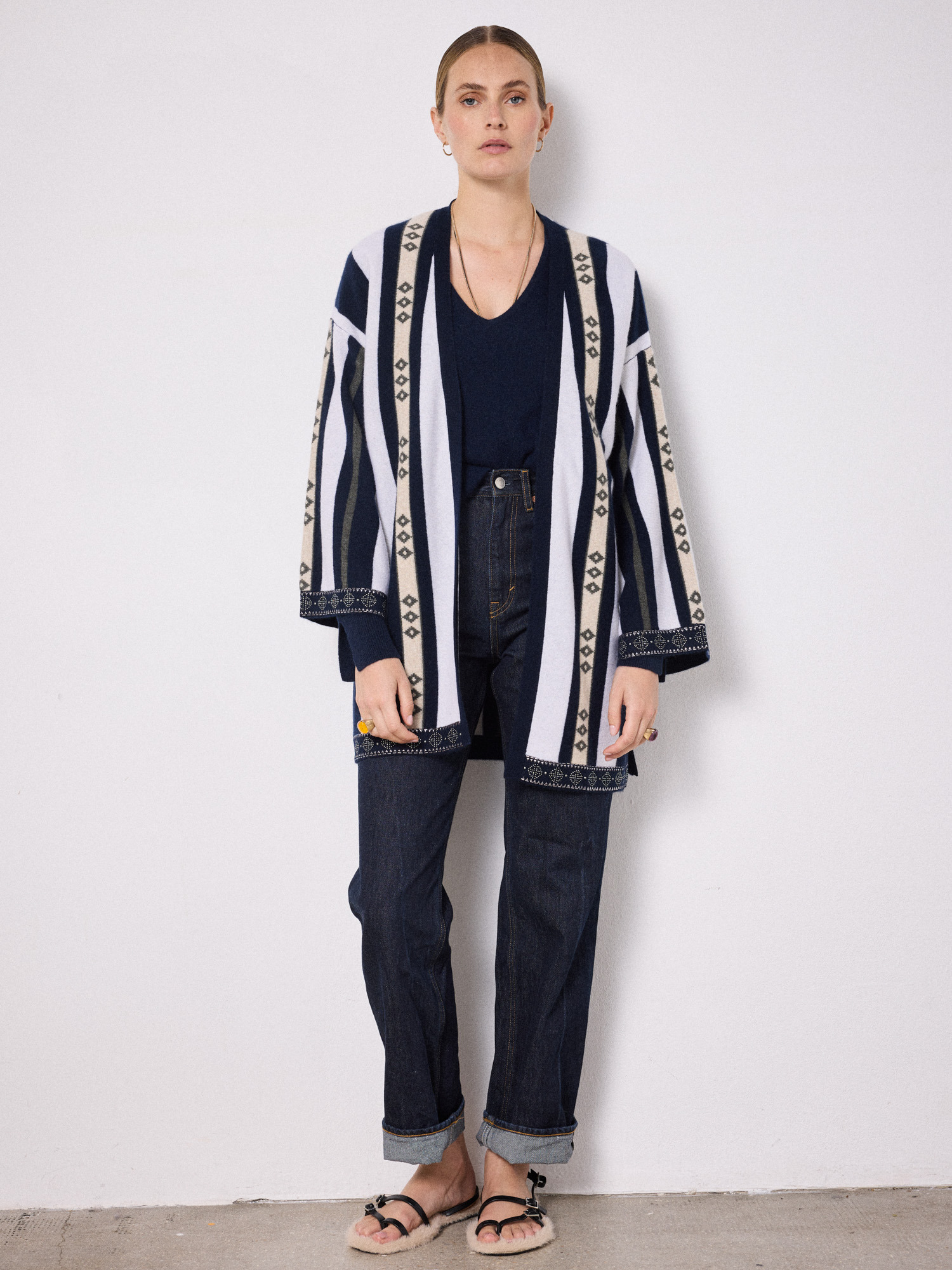 Cardigan en cachemire Matilin MARINE_ASH