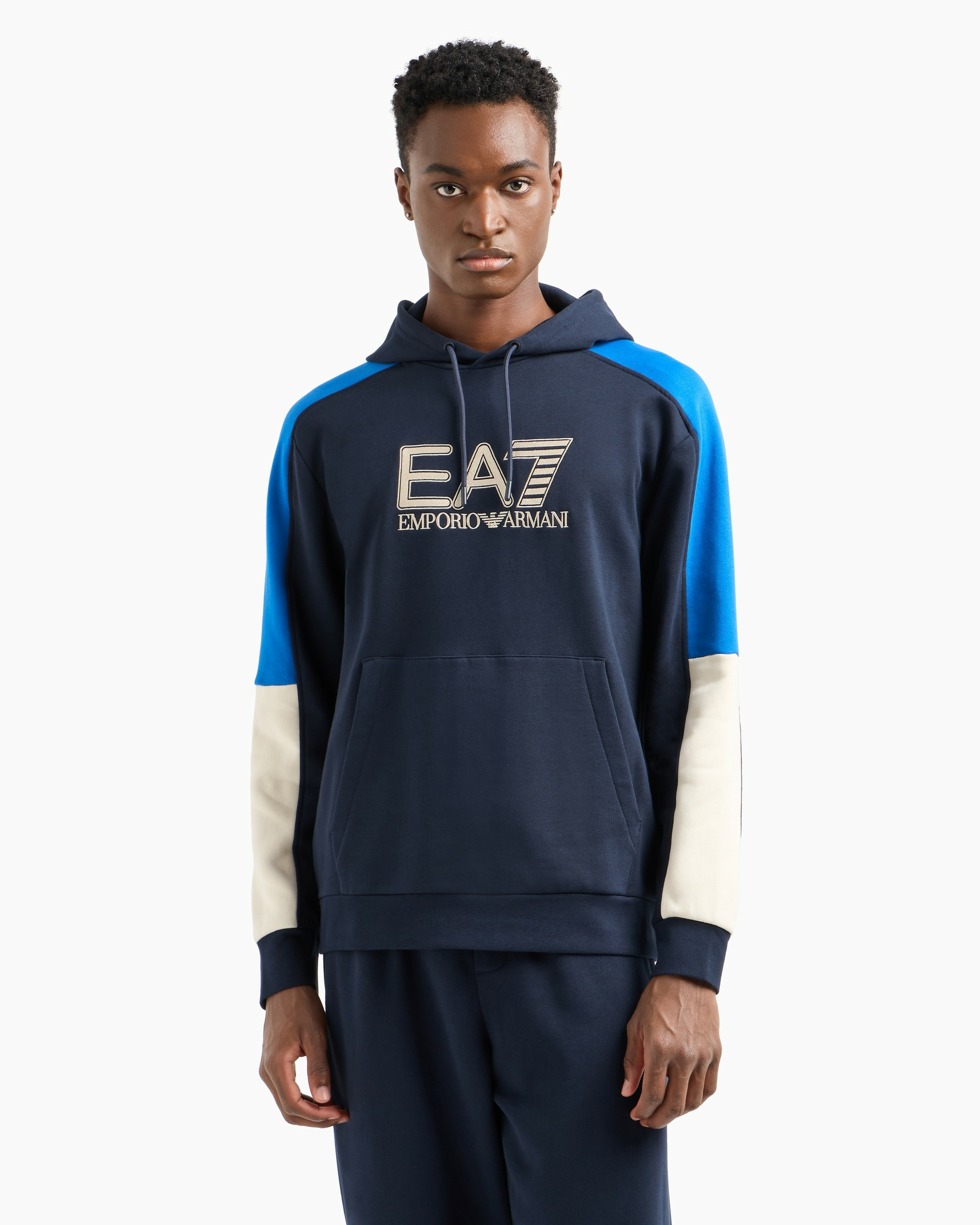 Sweat-shirt - bleu armani