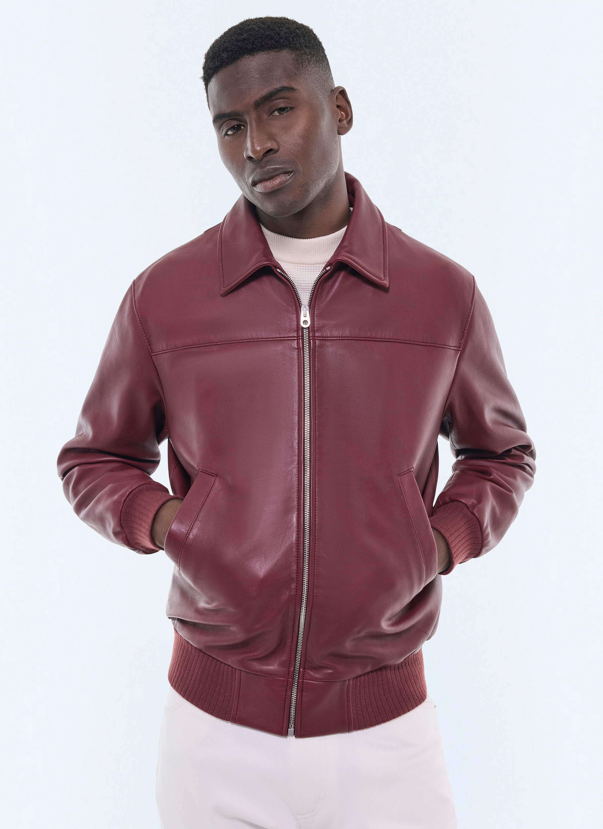 Blouson en cuir