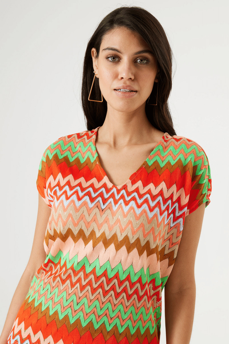 Women T-shirt Orange