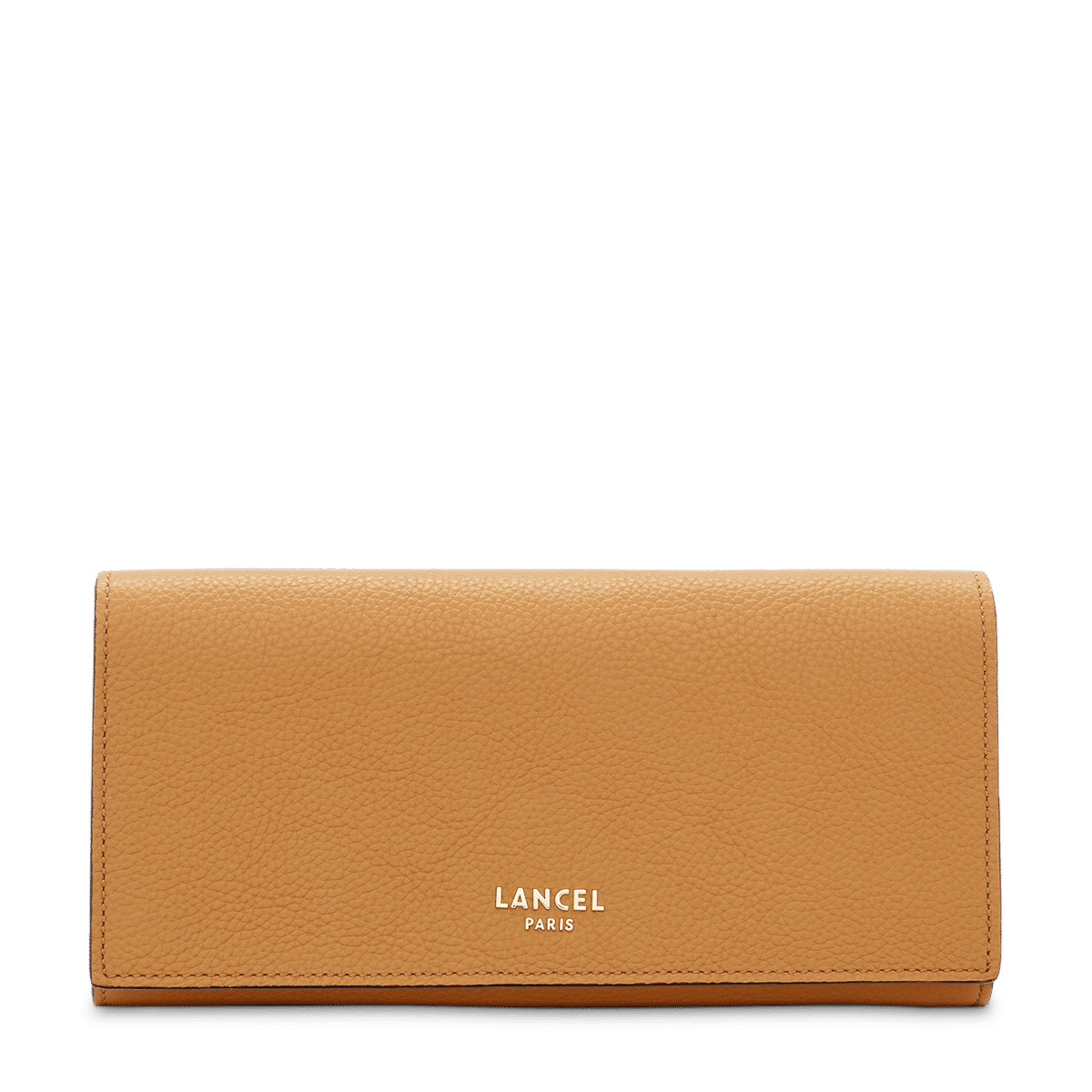 Lettrines de Lancel - Portefeuille long rabat - Camel