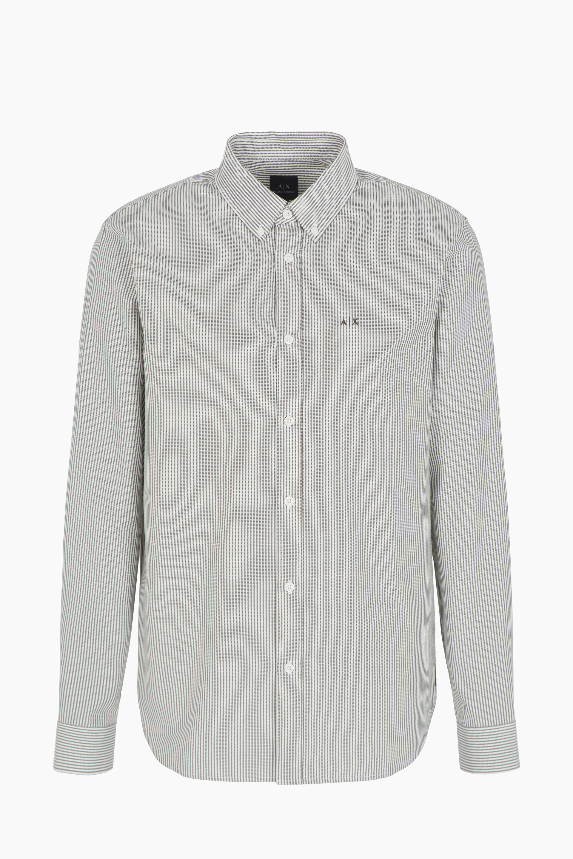 Chemise - blanc / rayures tourbe