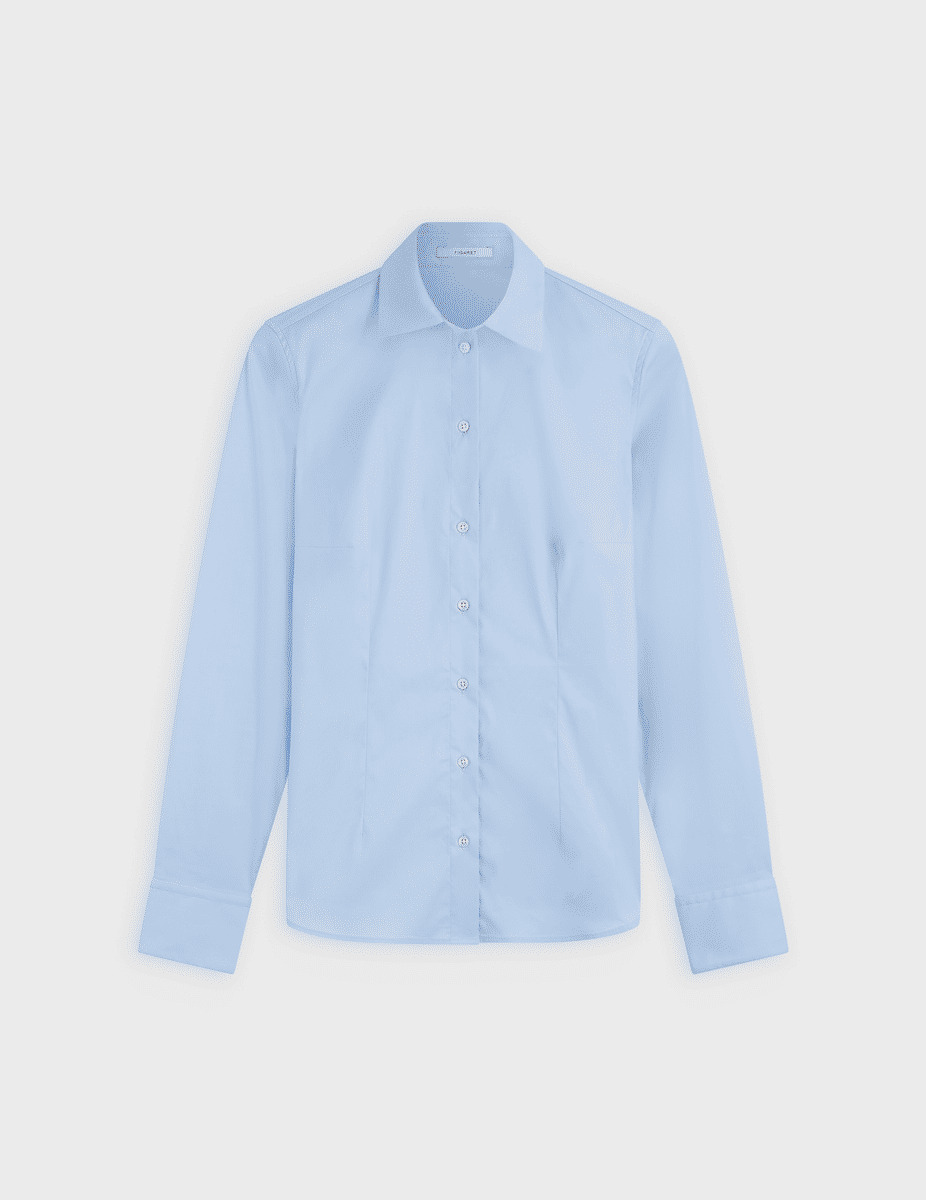 Chemise anais bleu clair
