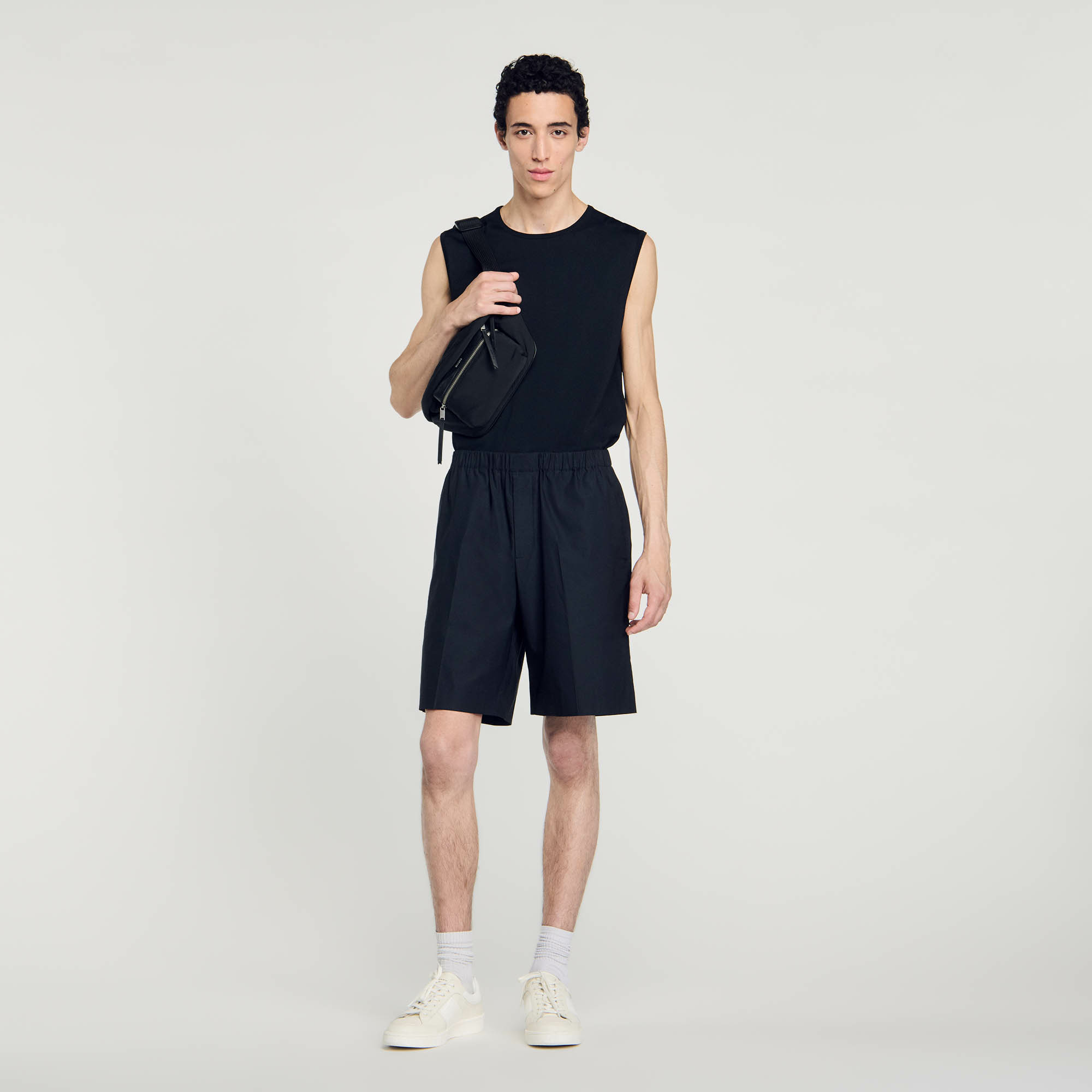 Short en toile de coton
