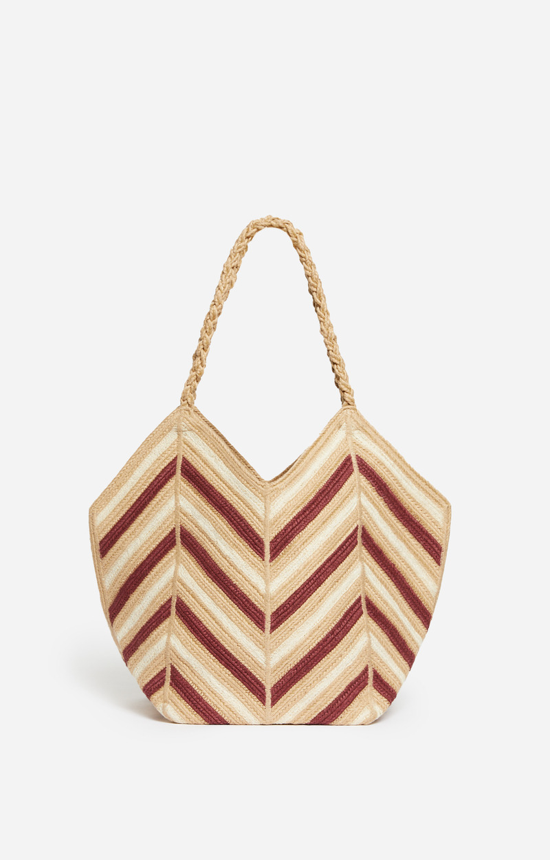 Panier Mutlicolore En Jute En viscose