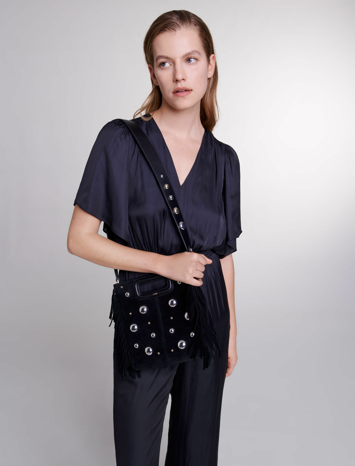 Combinaison pantalon satinée