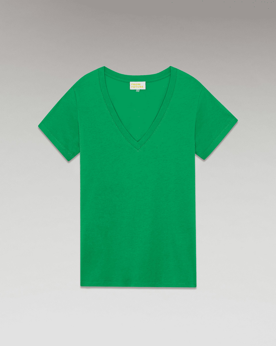 T-Shirt Col V Basique