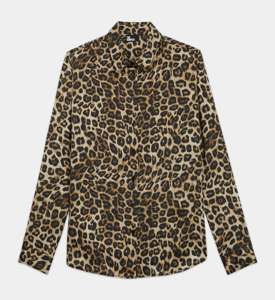 Chemise En Soie Léopard