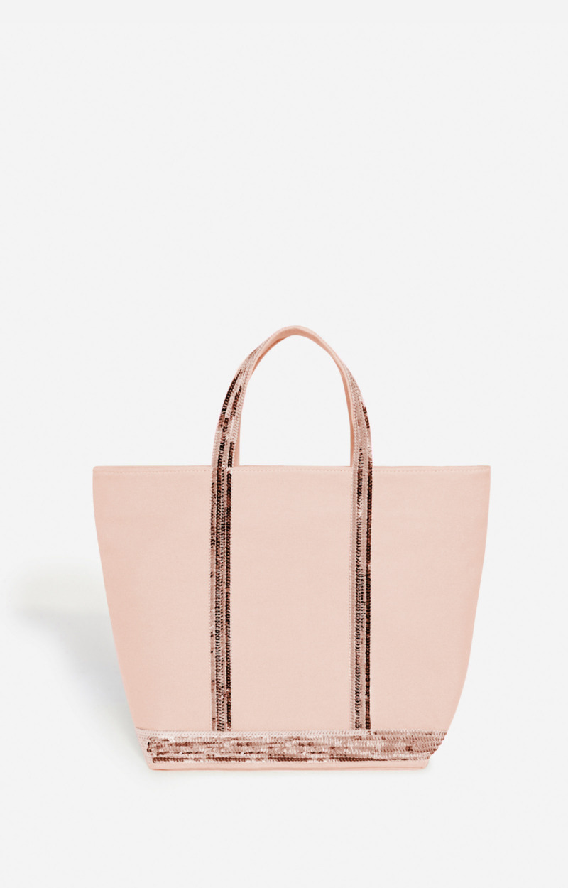 Cabas M En Toile En Viscose Et Polyester