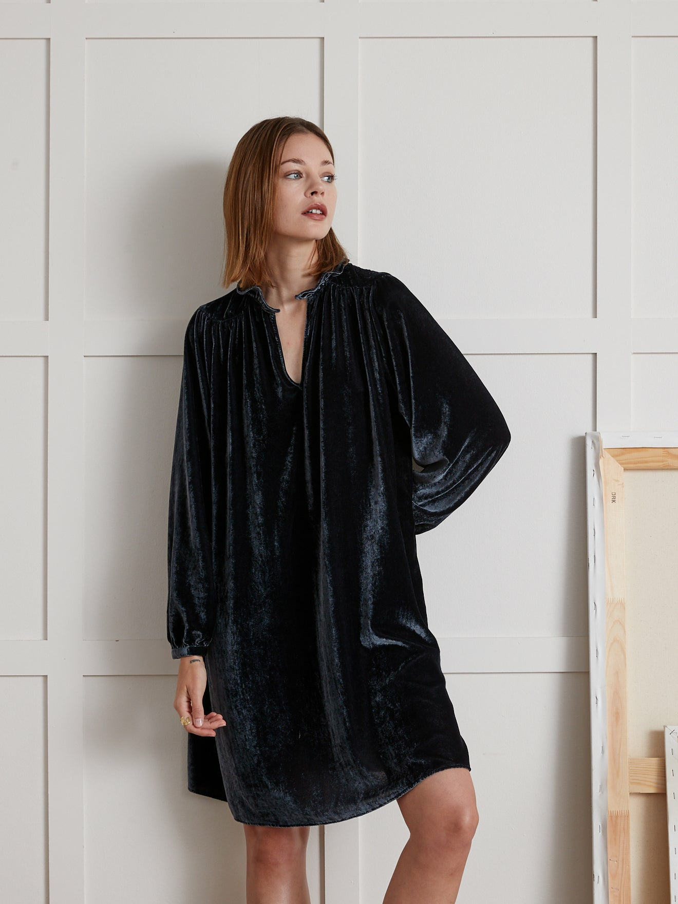 ROBE PANNE VELOUR