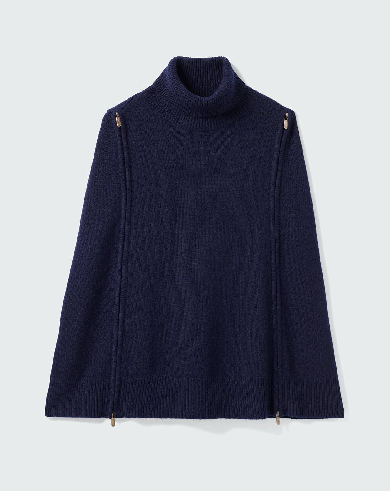 Cape col roulé à zips - Accessoire - MARINE