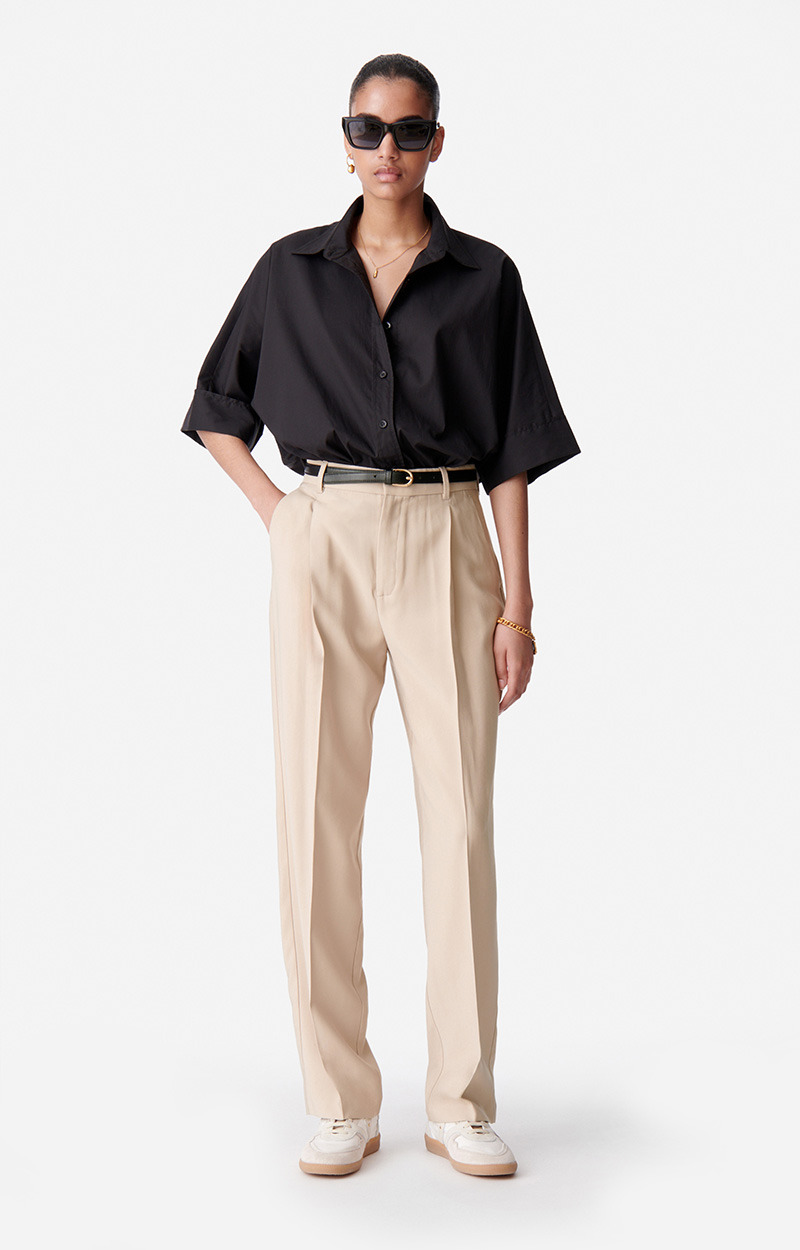 Pantalon Dude En Viscose Mélangée