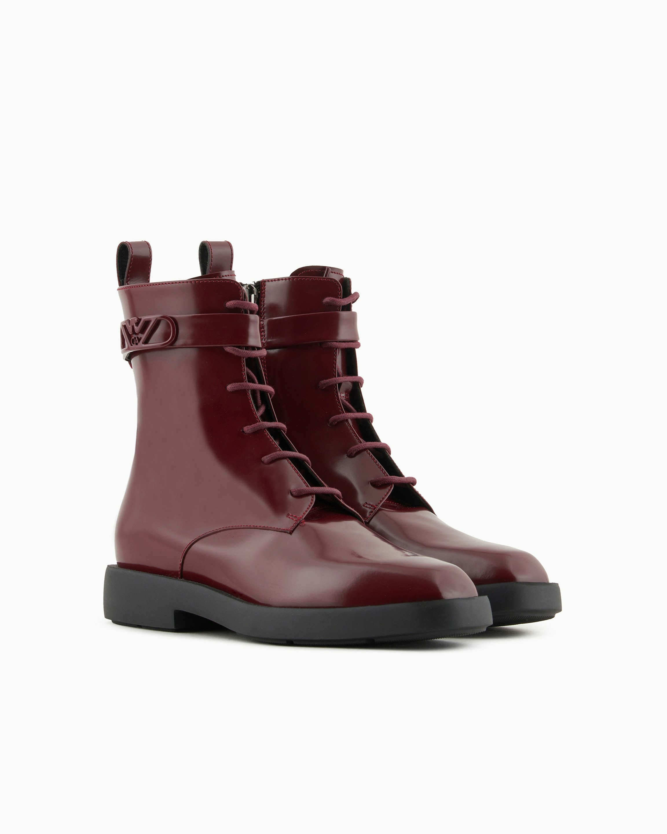 Bottine spazzolat-magenta