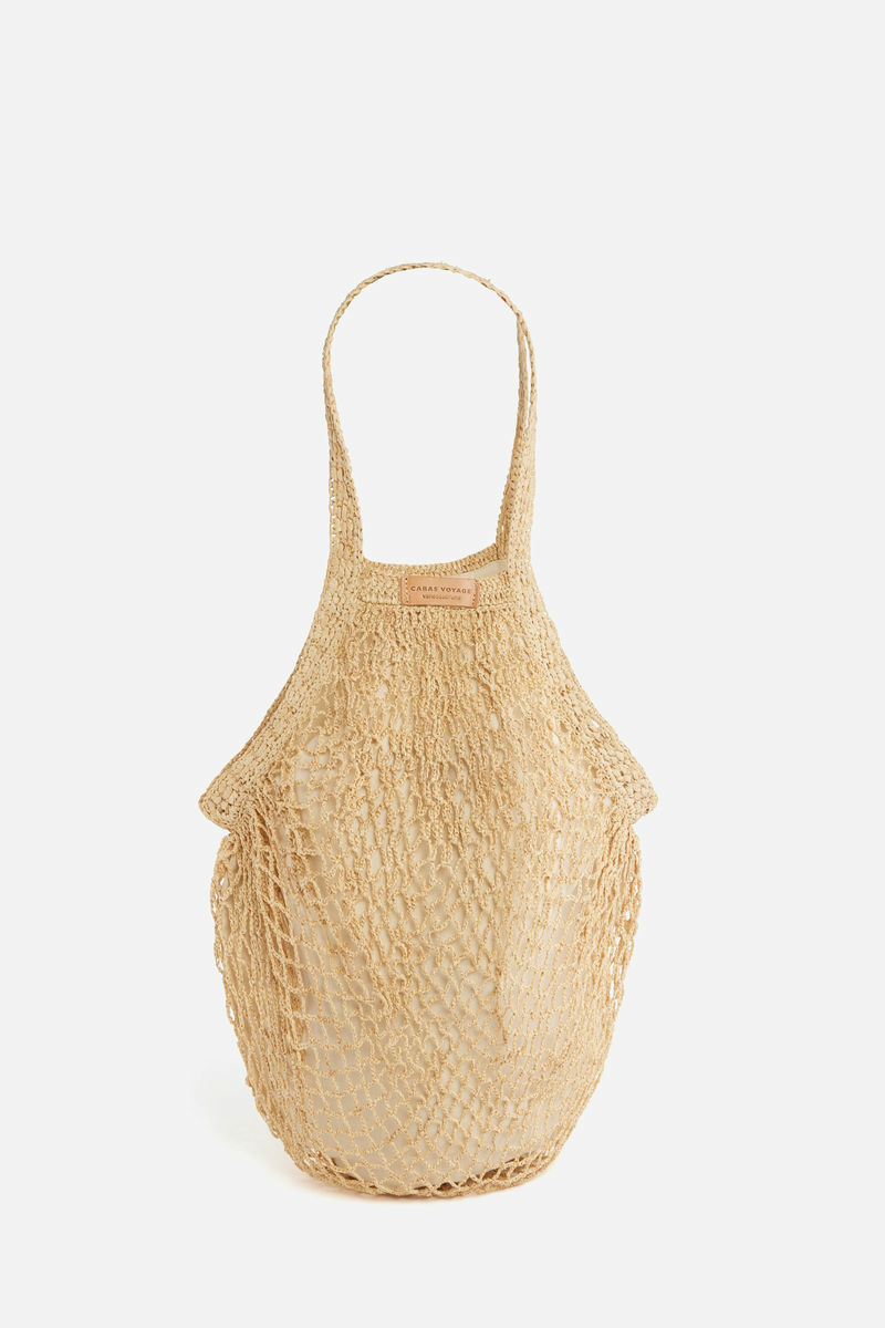 Sac filet en raphia