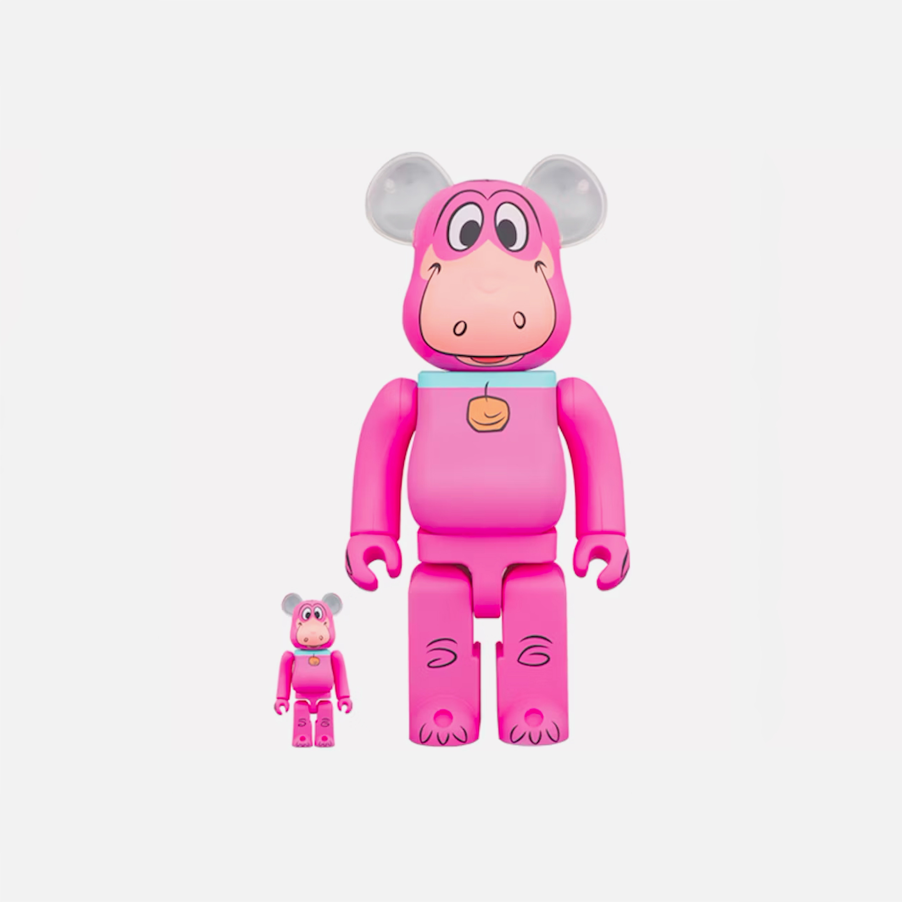 Bearbrick x The Flintstones Dino 100% & 400%