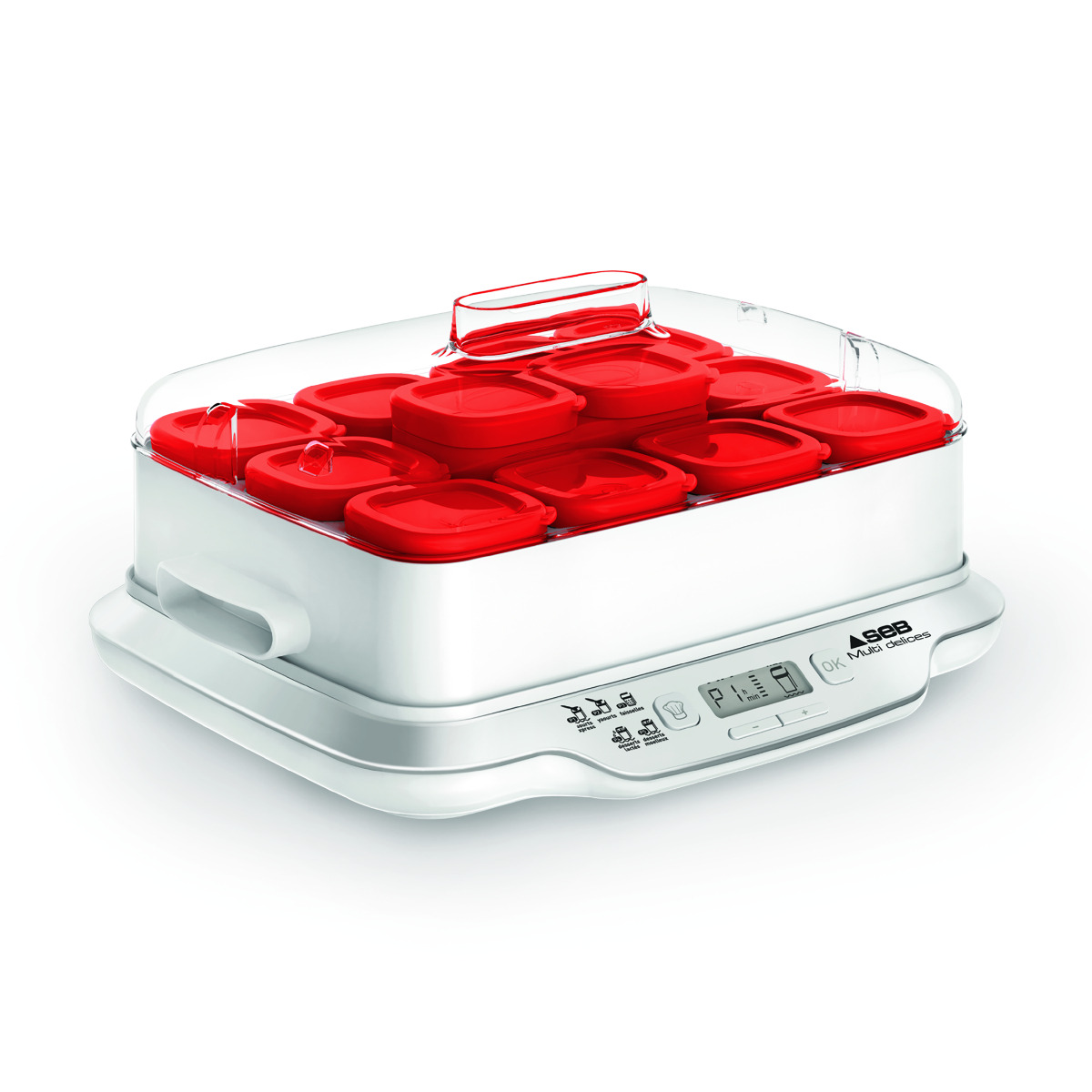 MULTI DELICES EXPRESS 12 POTS ROUGE