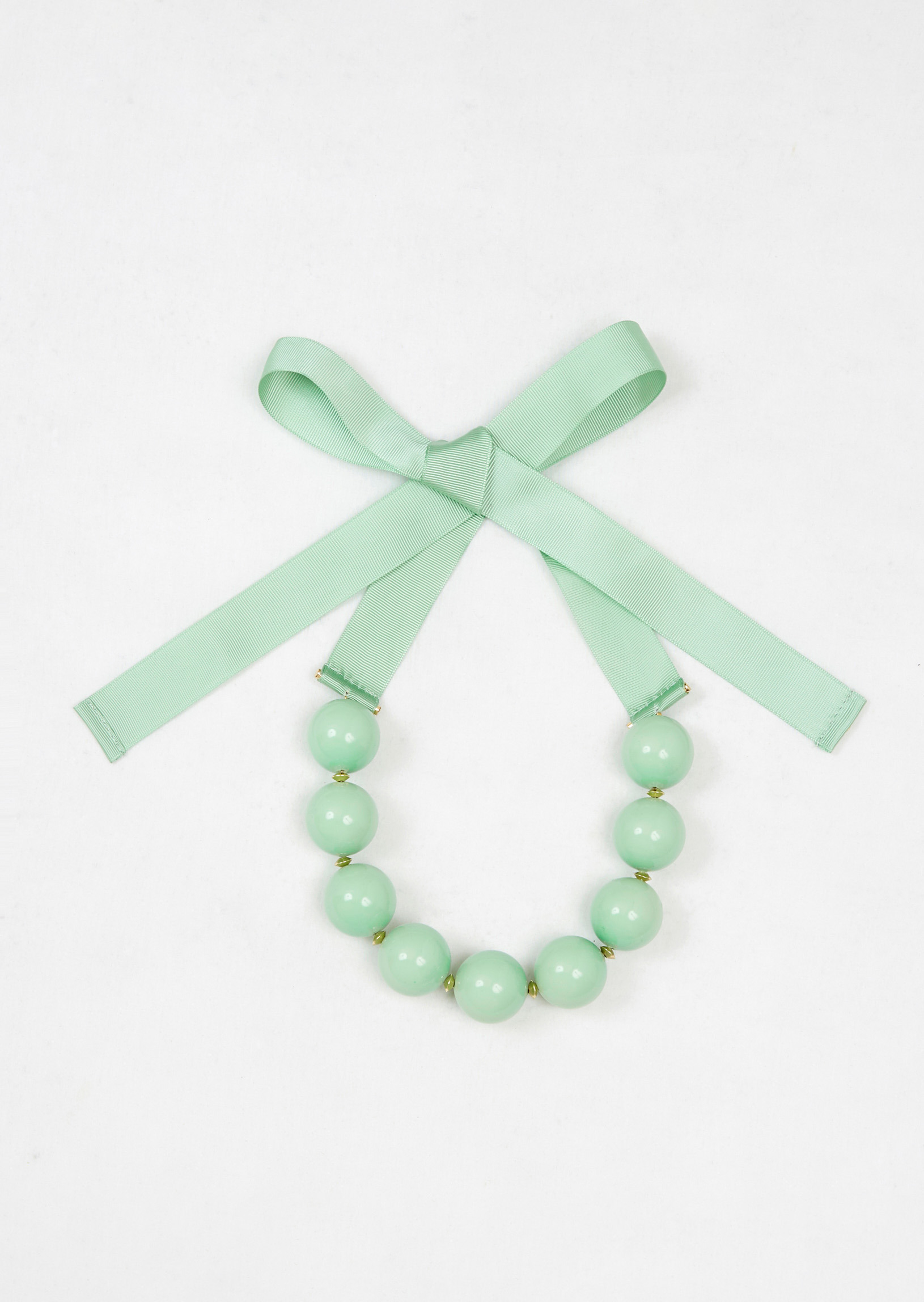 Collier Bella-à grosses perles vertes